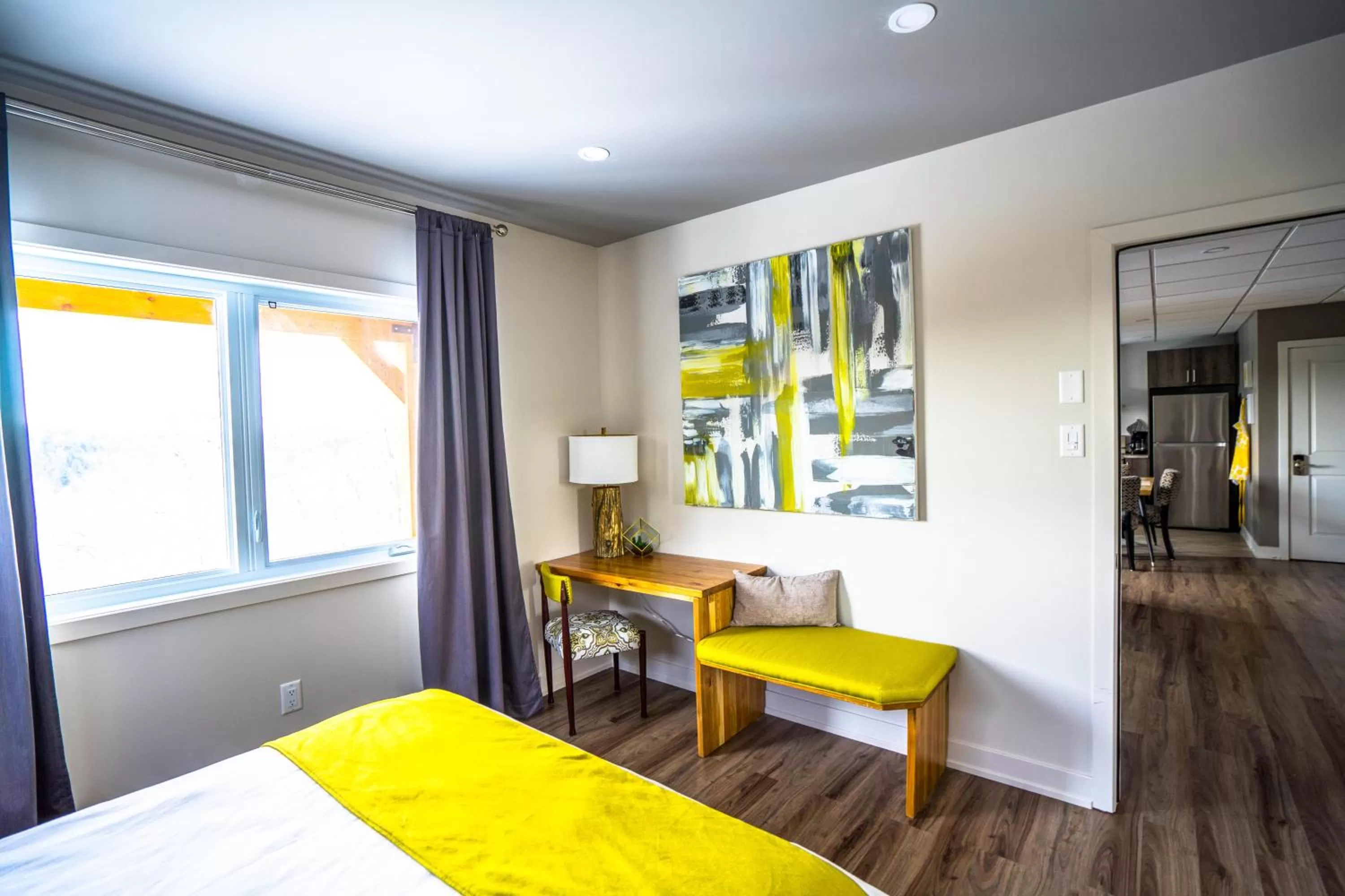 Bed in Le Bellevue Modern Lodge