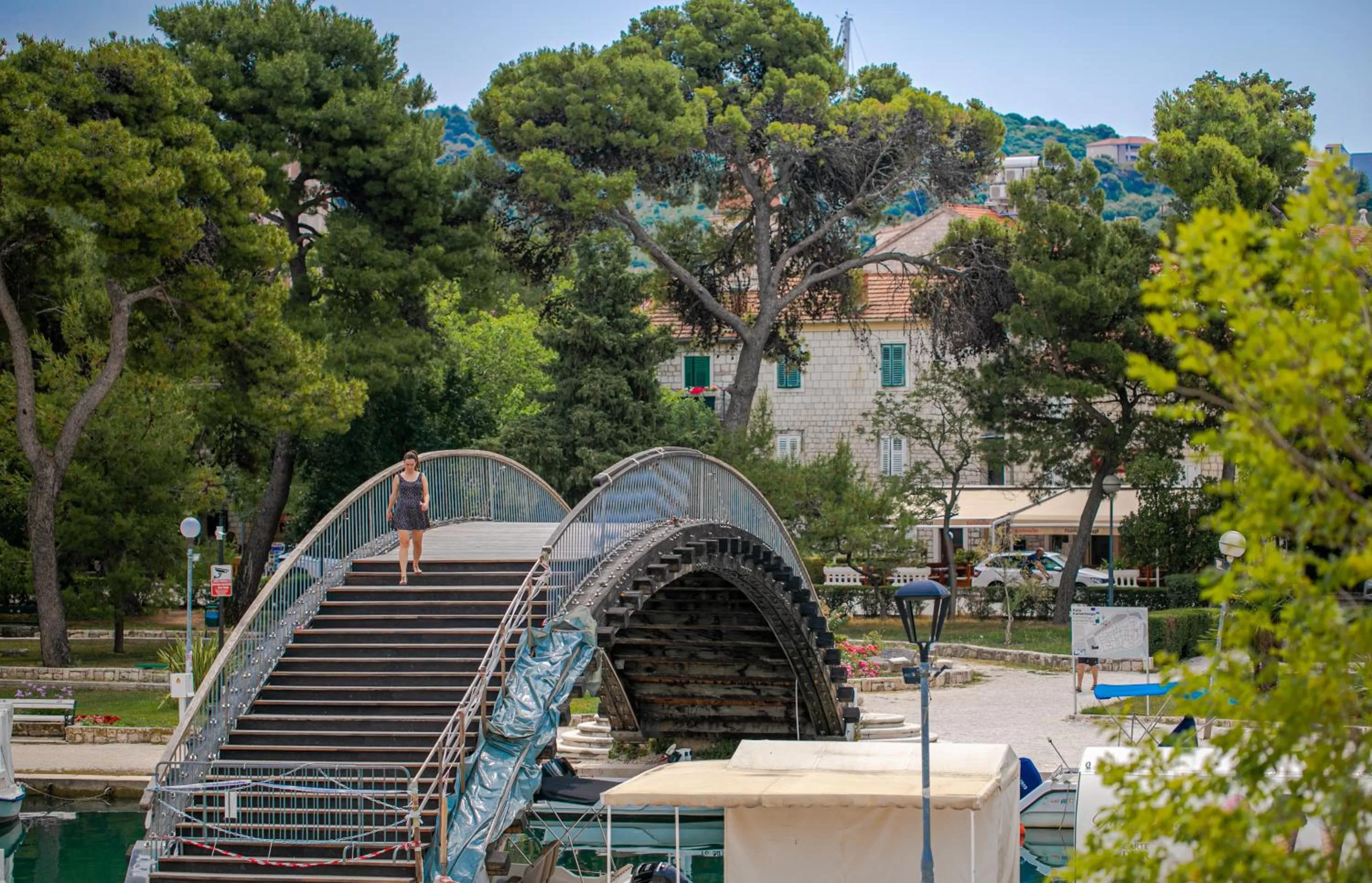 View (from property/room) in Luxury rooms il Ponte Trogir II