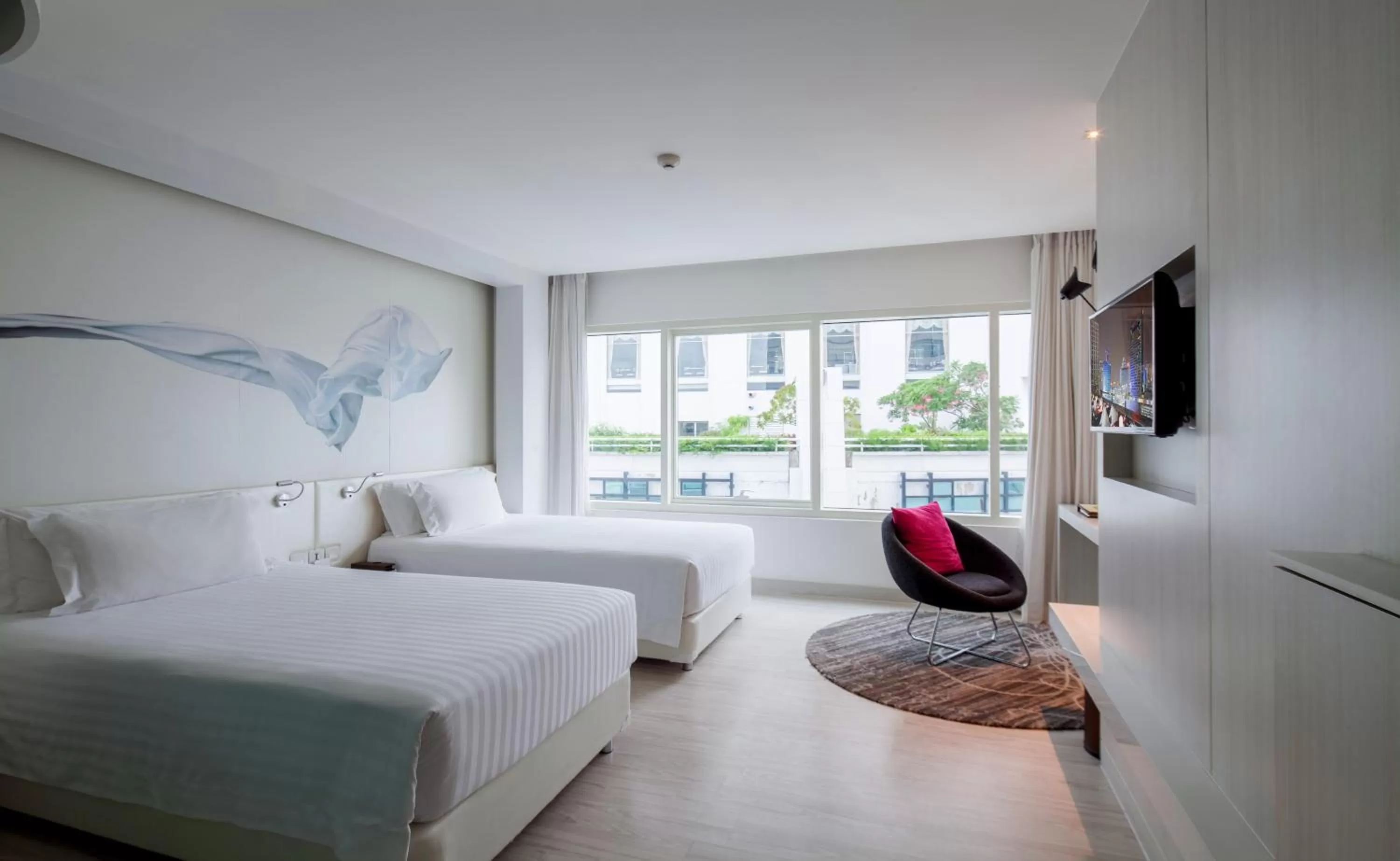 Bed in Centara Watergate Pavilion Hotel Bangkok