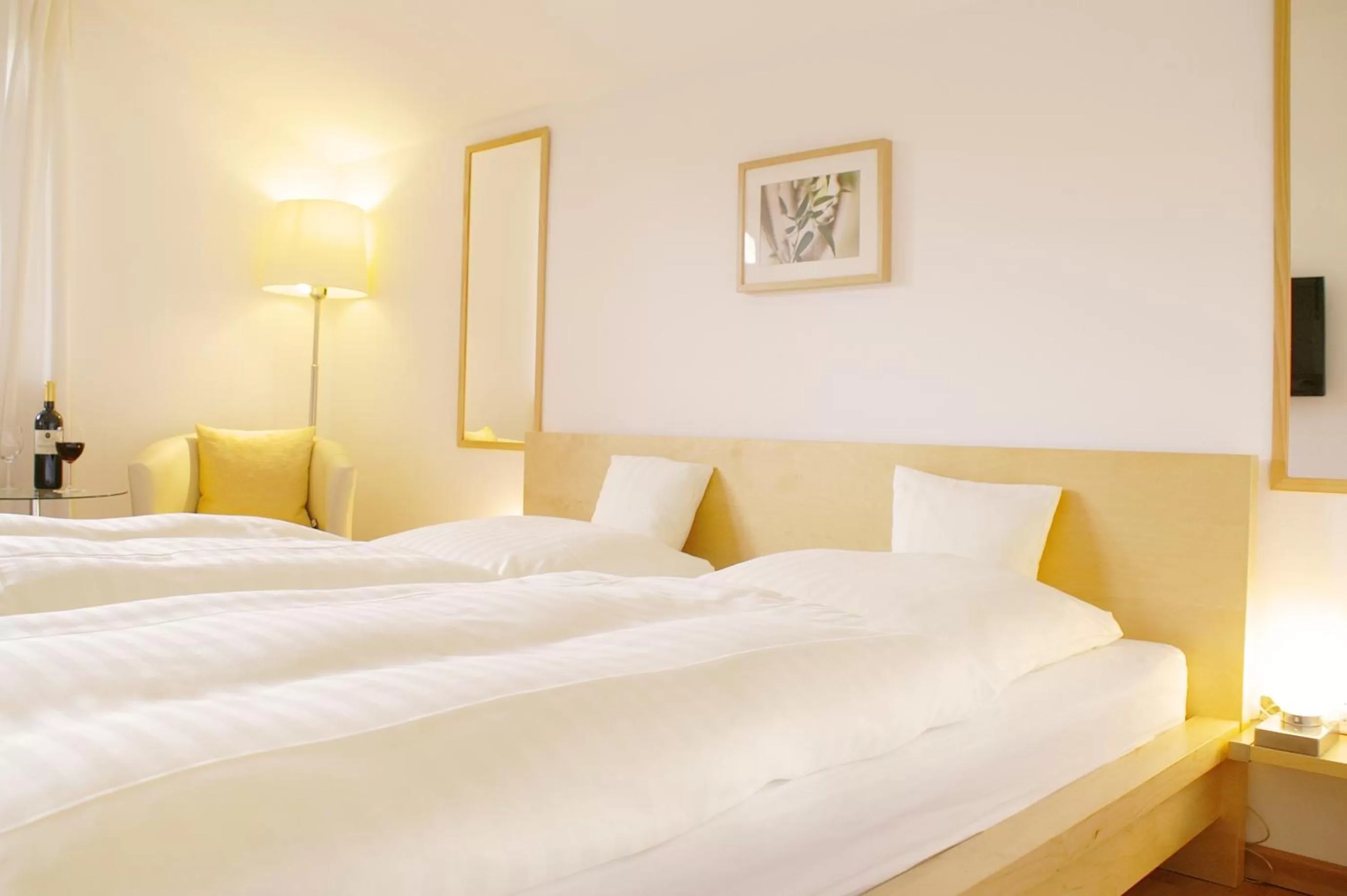 Bed in Hotel Garni Landhaus Sonnenstern