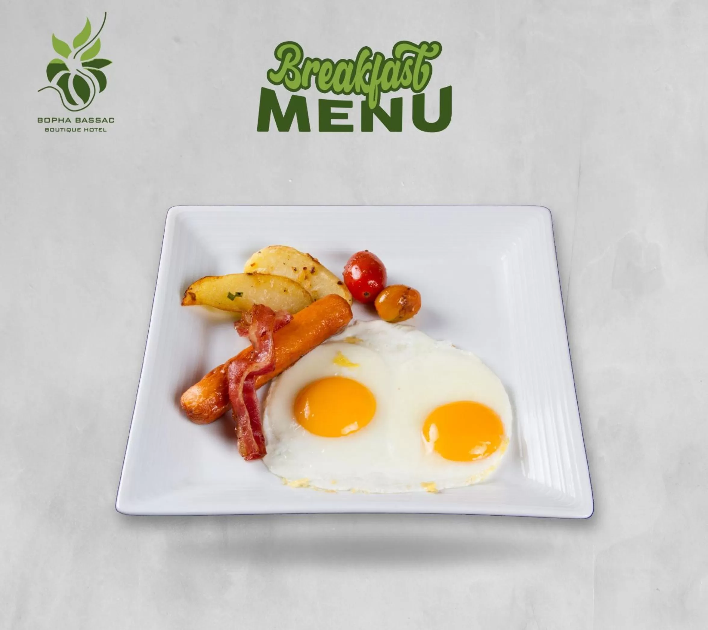 Breakfast in Bopha Bassac Boutique Hotel