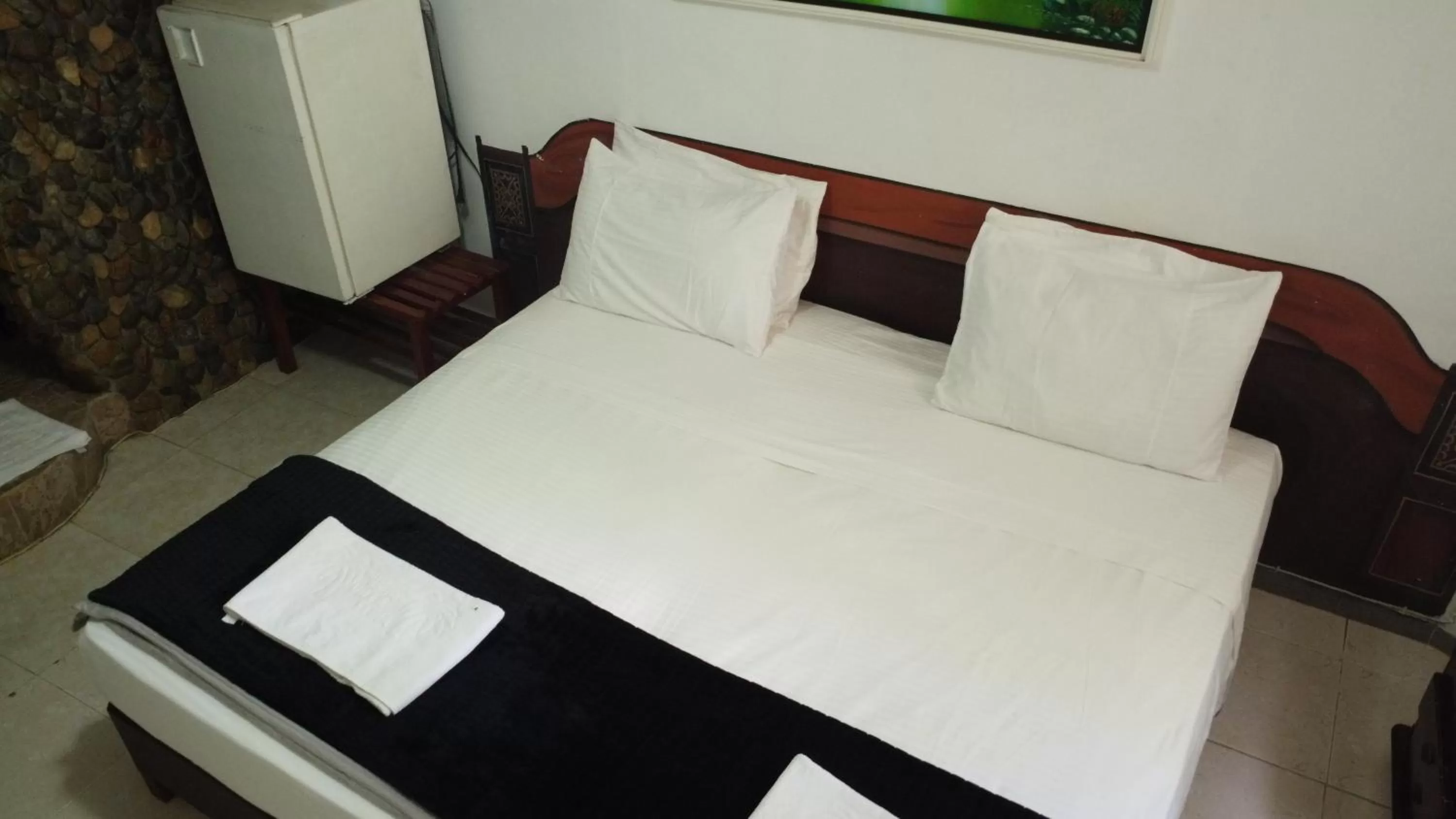 Bed in Eco-Hotel Villa Elina