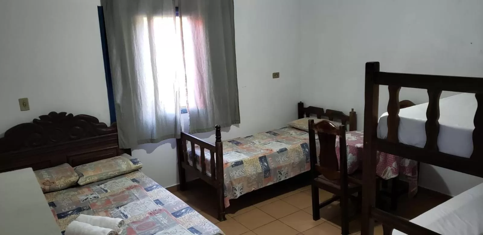 Bed in Hotel Nevada Ubatuba