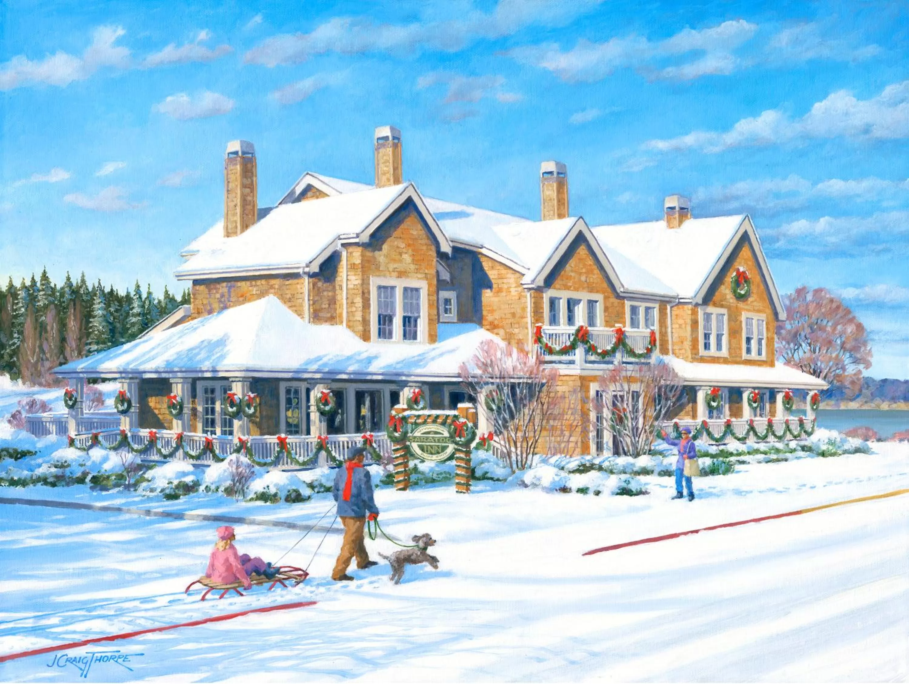 Winter in Saratoga Inn