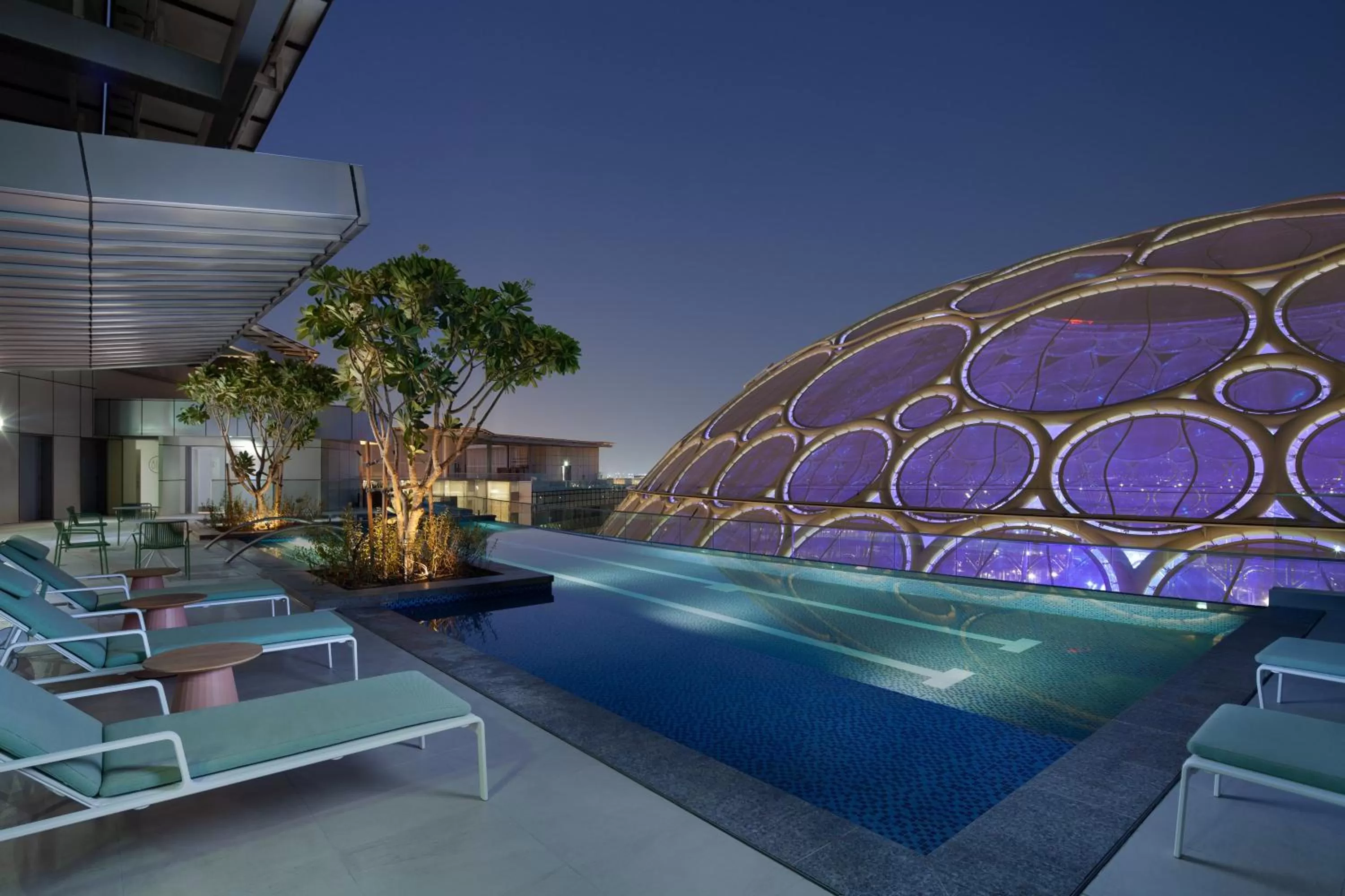 Swimming pool in Rove Expo City