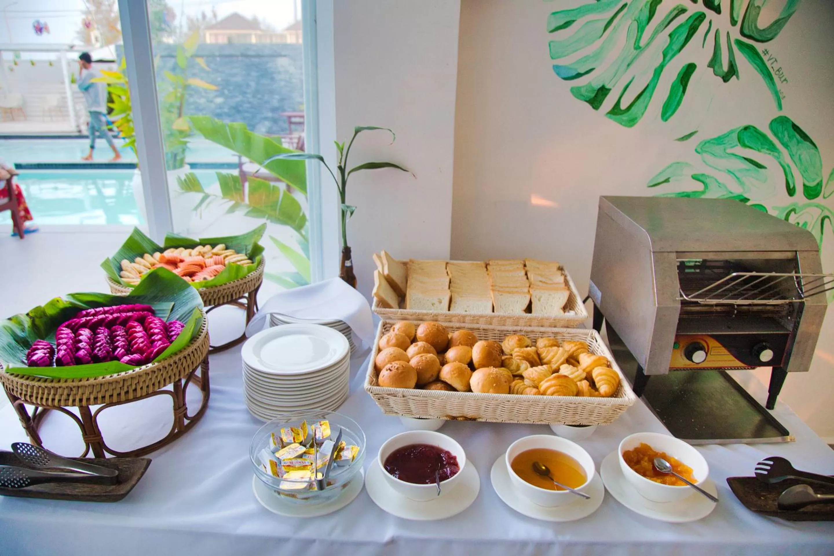 Buffet breakfast in Naiya Sea Resort