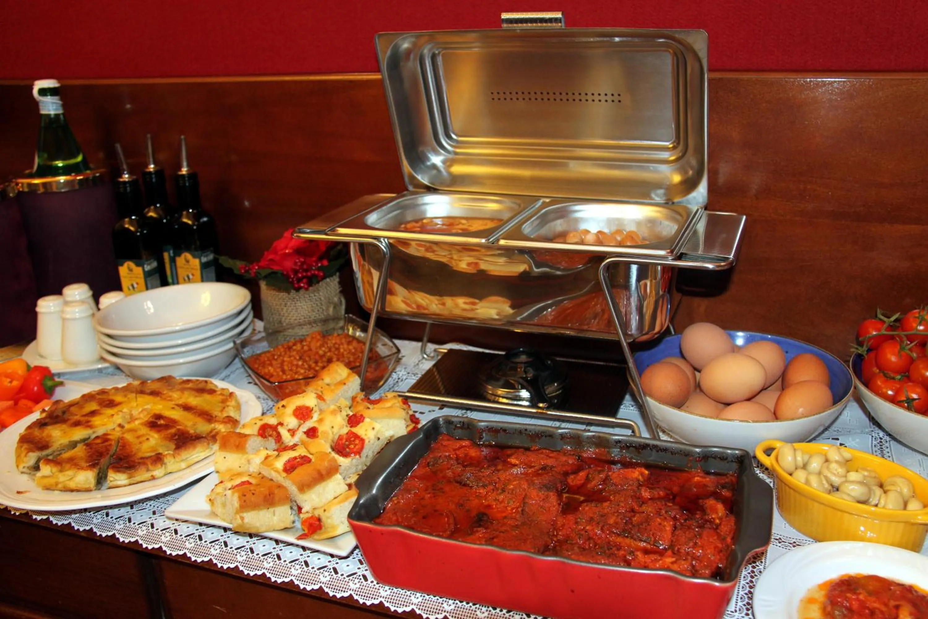 Buffet breakfast in Hotel Città Dei Mille