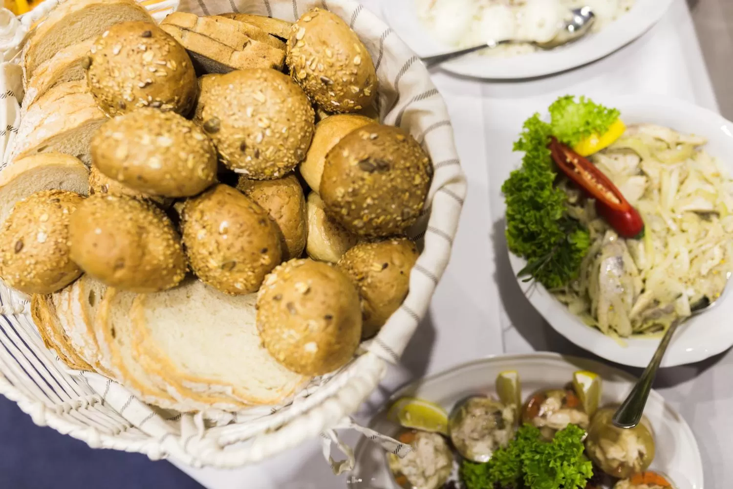 Food close-up in Hotel Gem