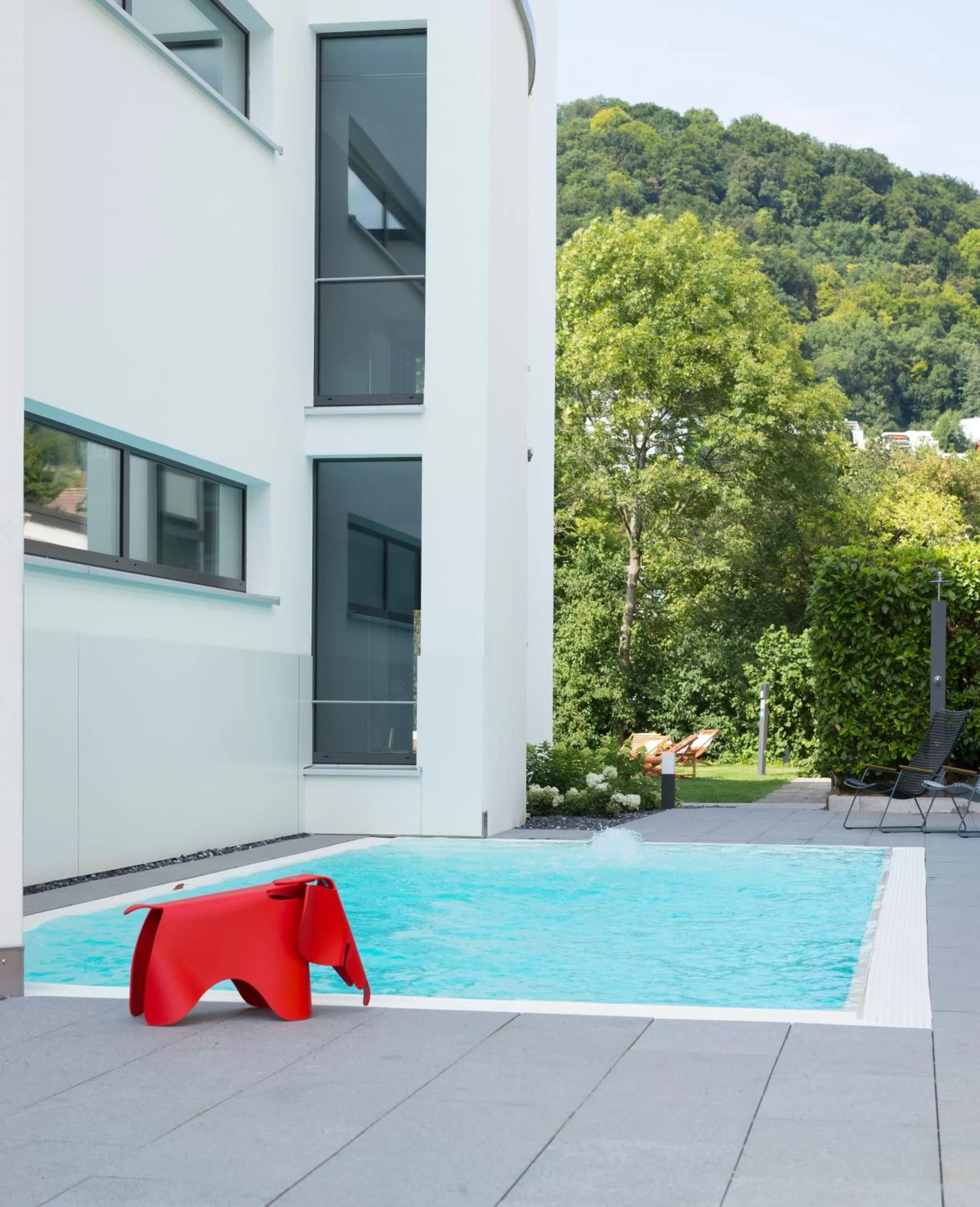 Swimming pool in Das Eckert - Lifestyle Design Hotel & Fine Dining bei Basel (Grenzach)