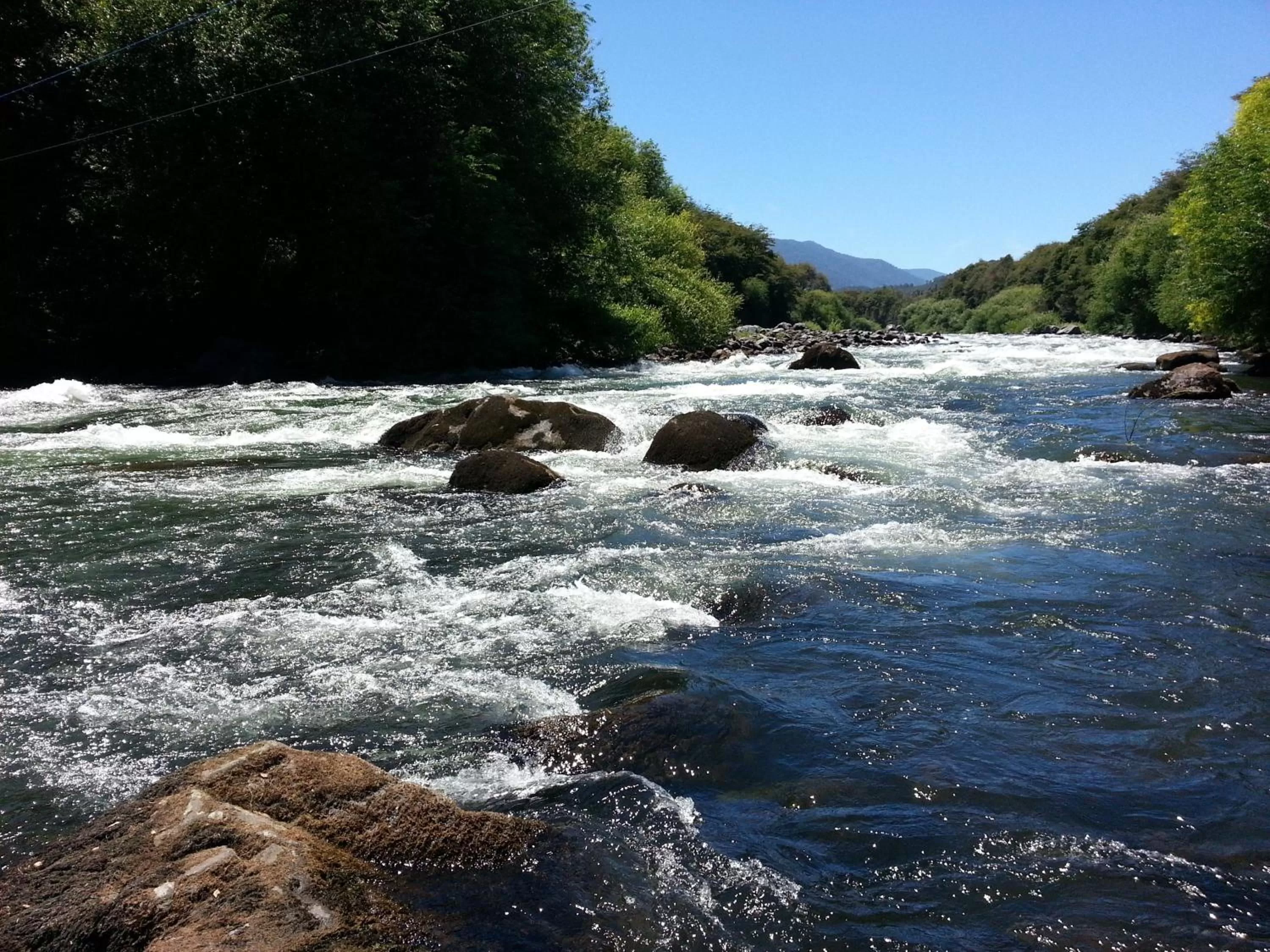 Area and facilities, Beach in Hotel Posada del Río - Parque Metreñehue
