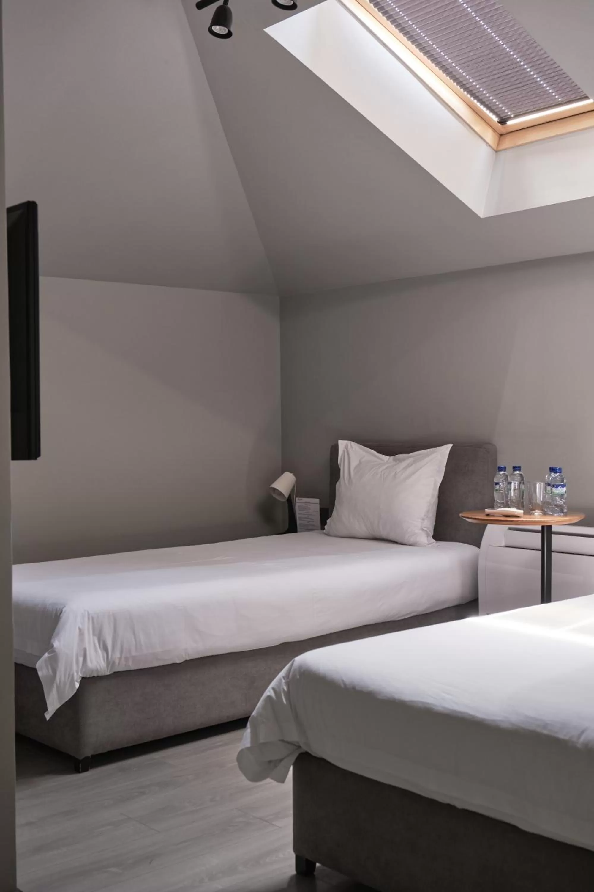 Bed in Sapiens Hotel