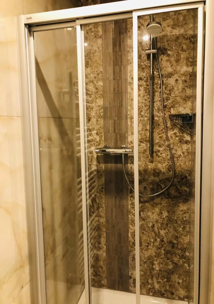 Shower in Elbgalerie Hotel