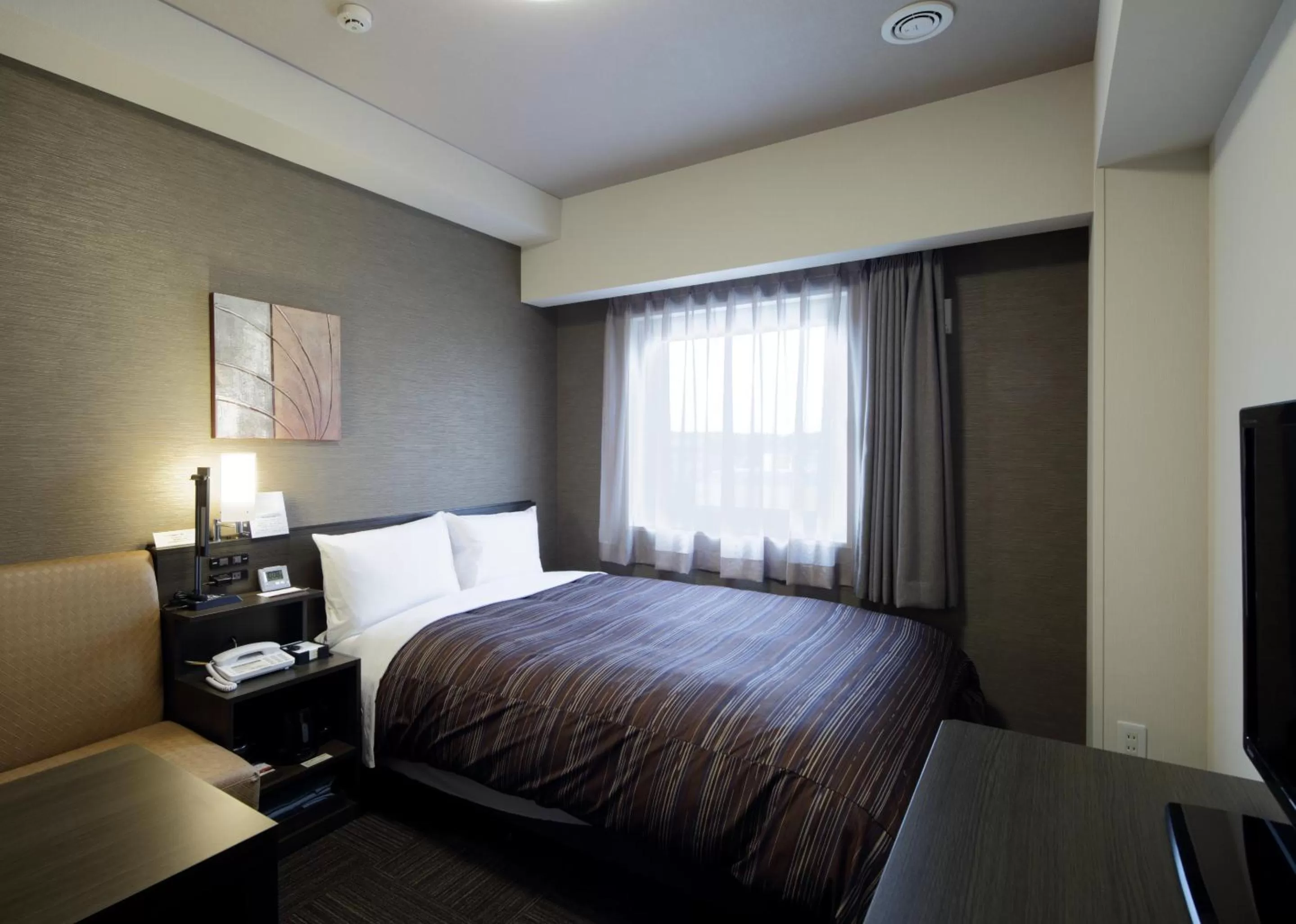 Photo of the whole room, Bed in Hotel Route-Inn Nihonmatsu -Kokudo 4Gou-