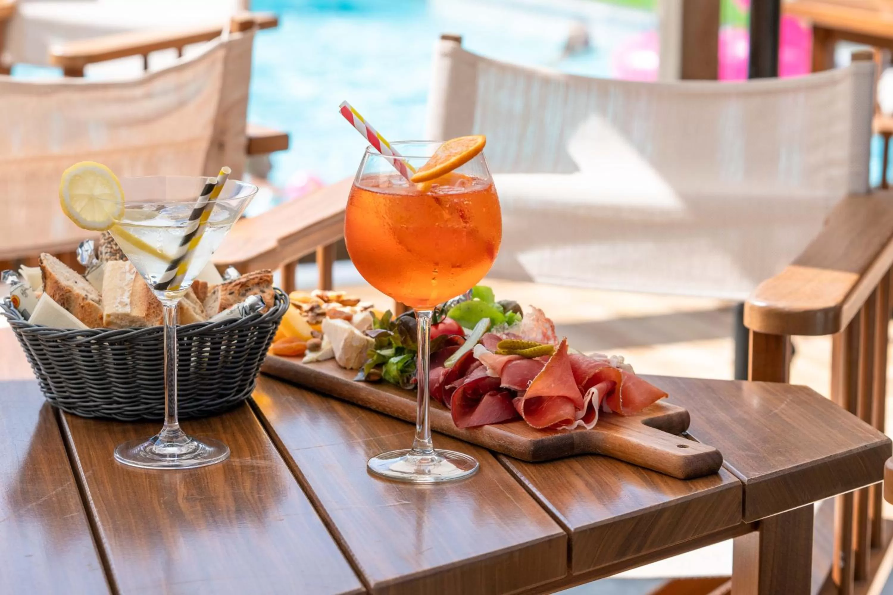 Food close-up in Les Loges Blanches Megève