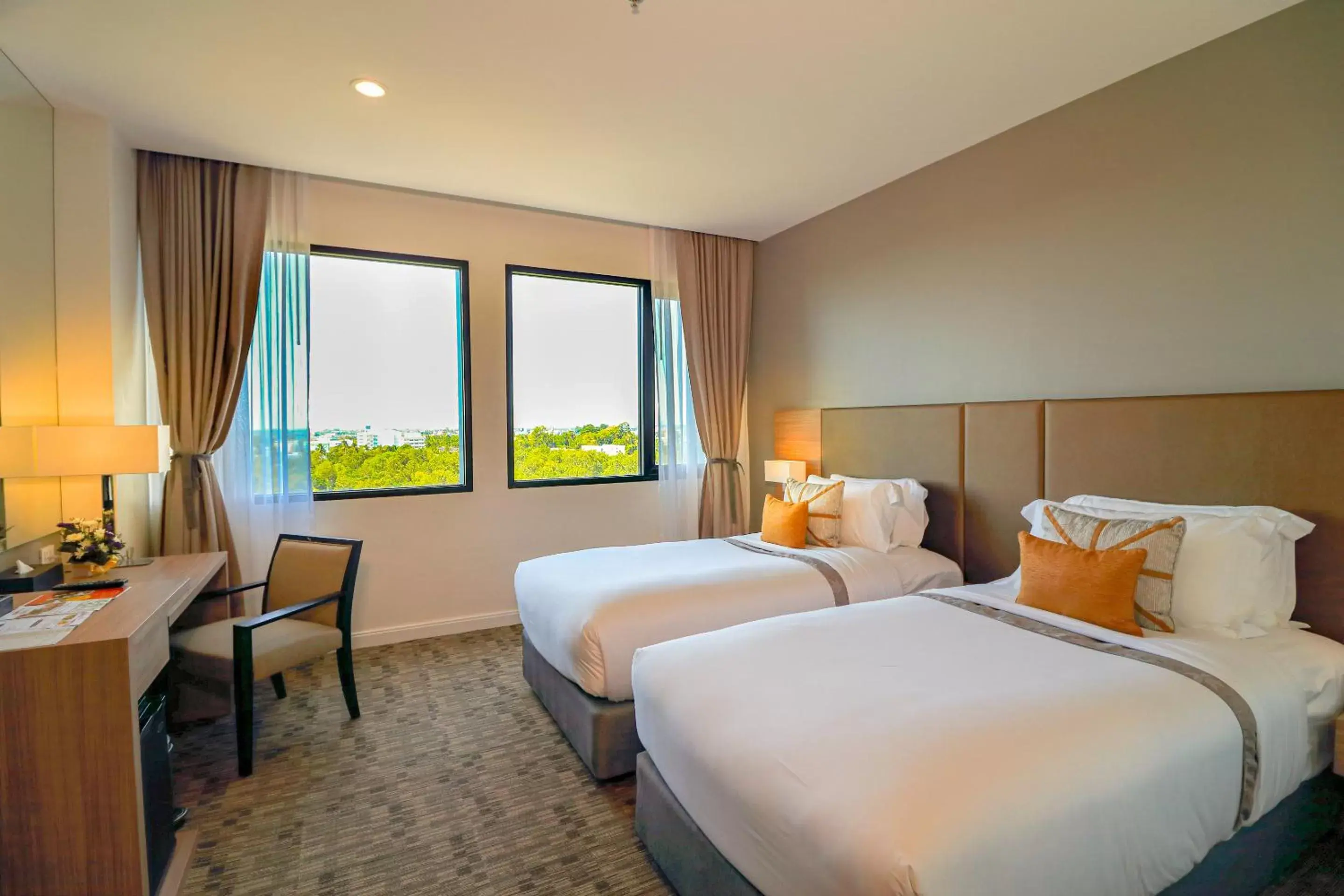 Superior Twin Room in Grand Fortune Hotel Nakhon Si Thammarat Superior Twin Room in Grand Fortune Hotel Nakhon Si Thammarat