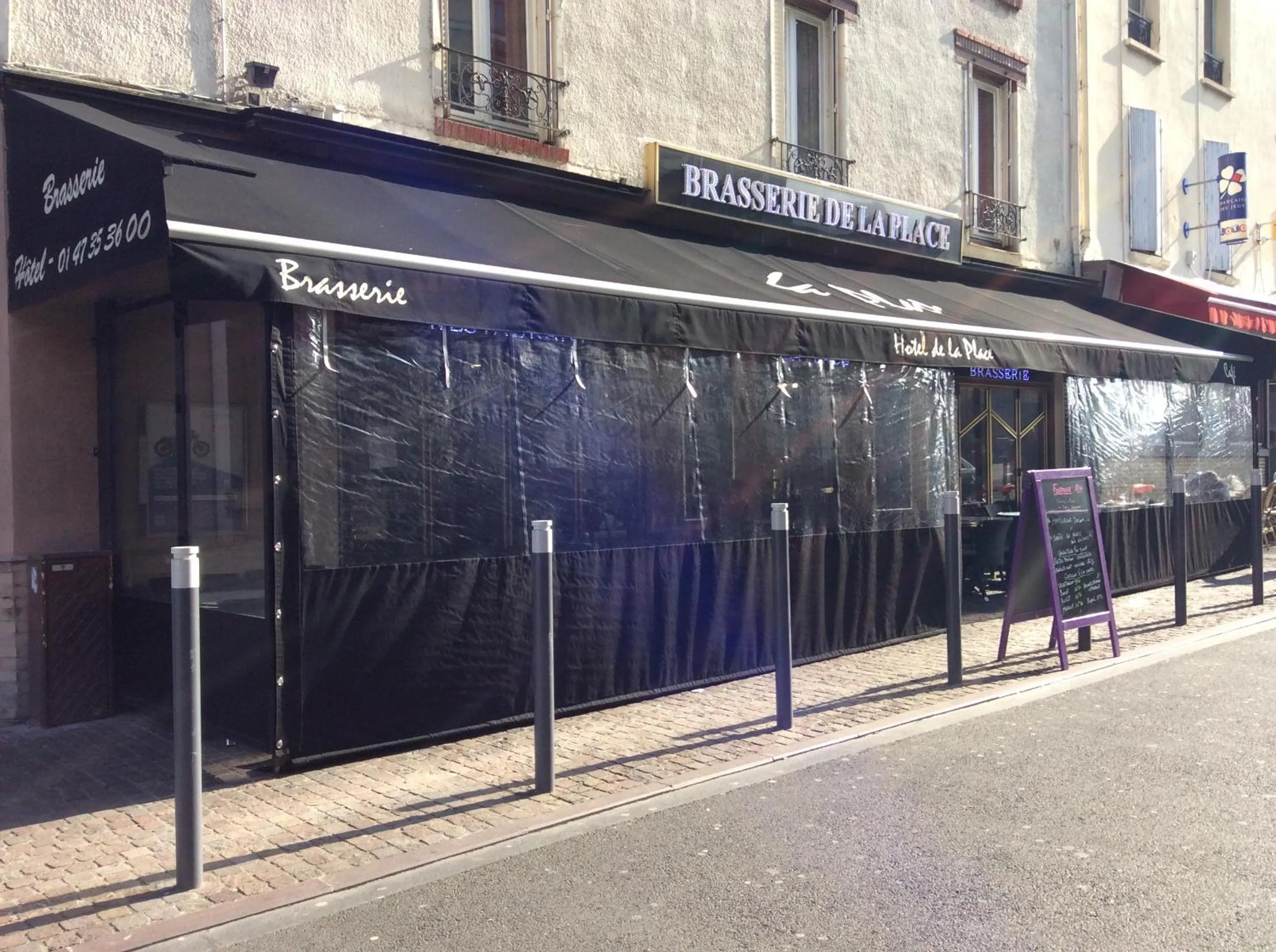 Patio in Hotel De La Place
