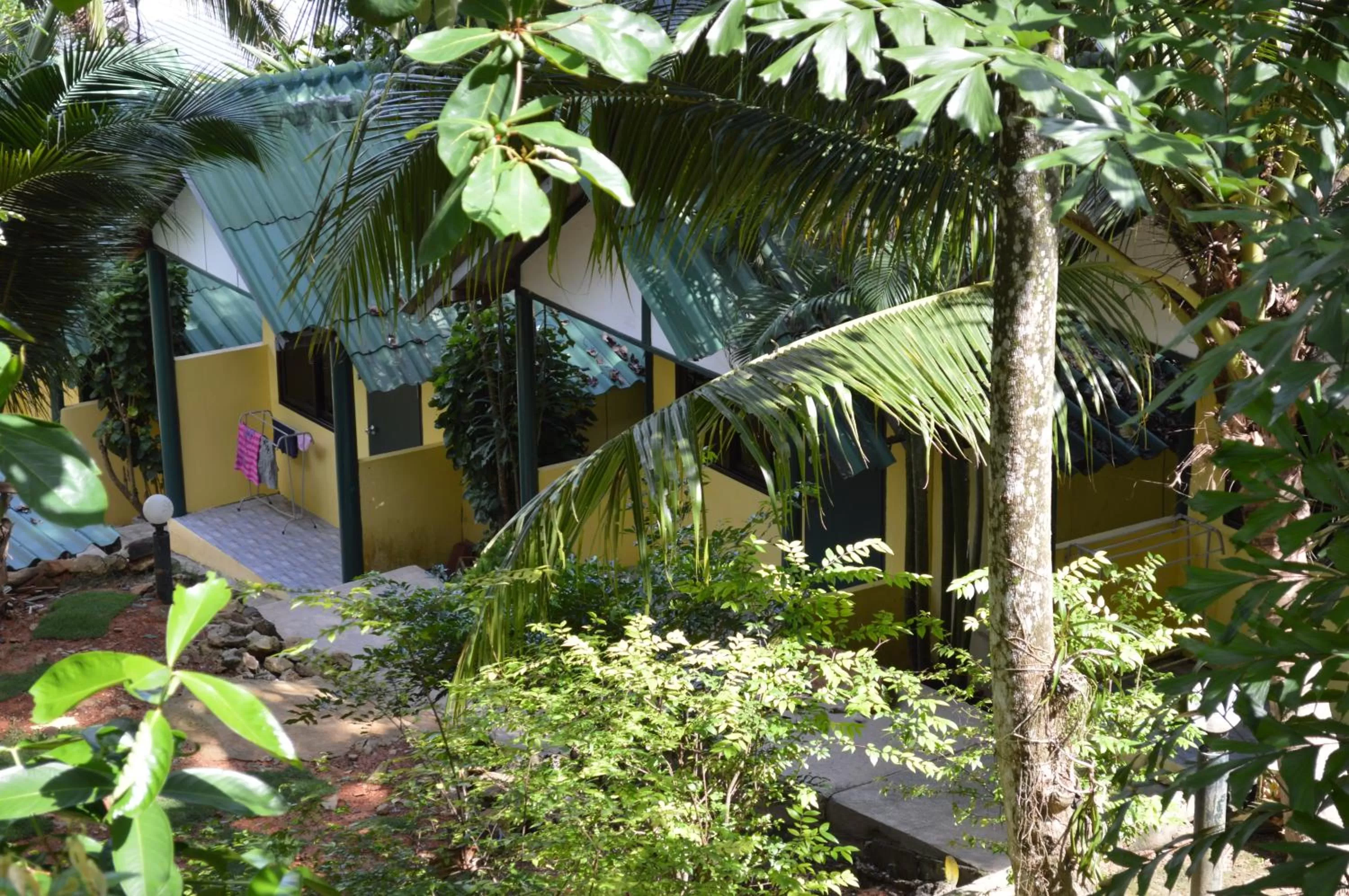 Garden view in Island Lodge