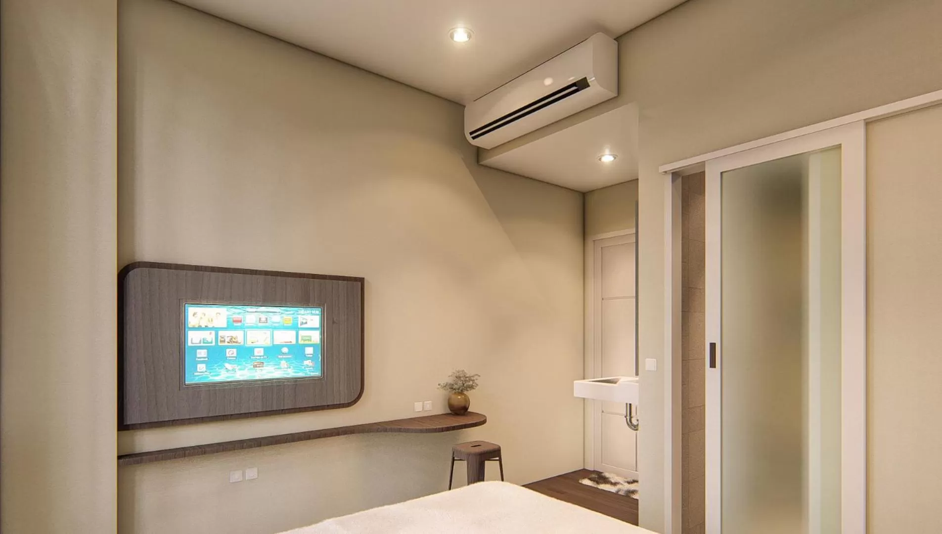 TV and multimedia in Hotel 88 Alun Alun Bandung By WH