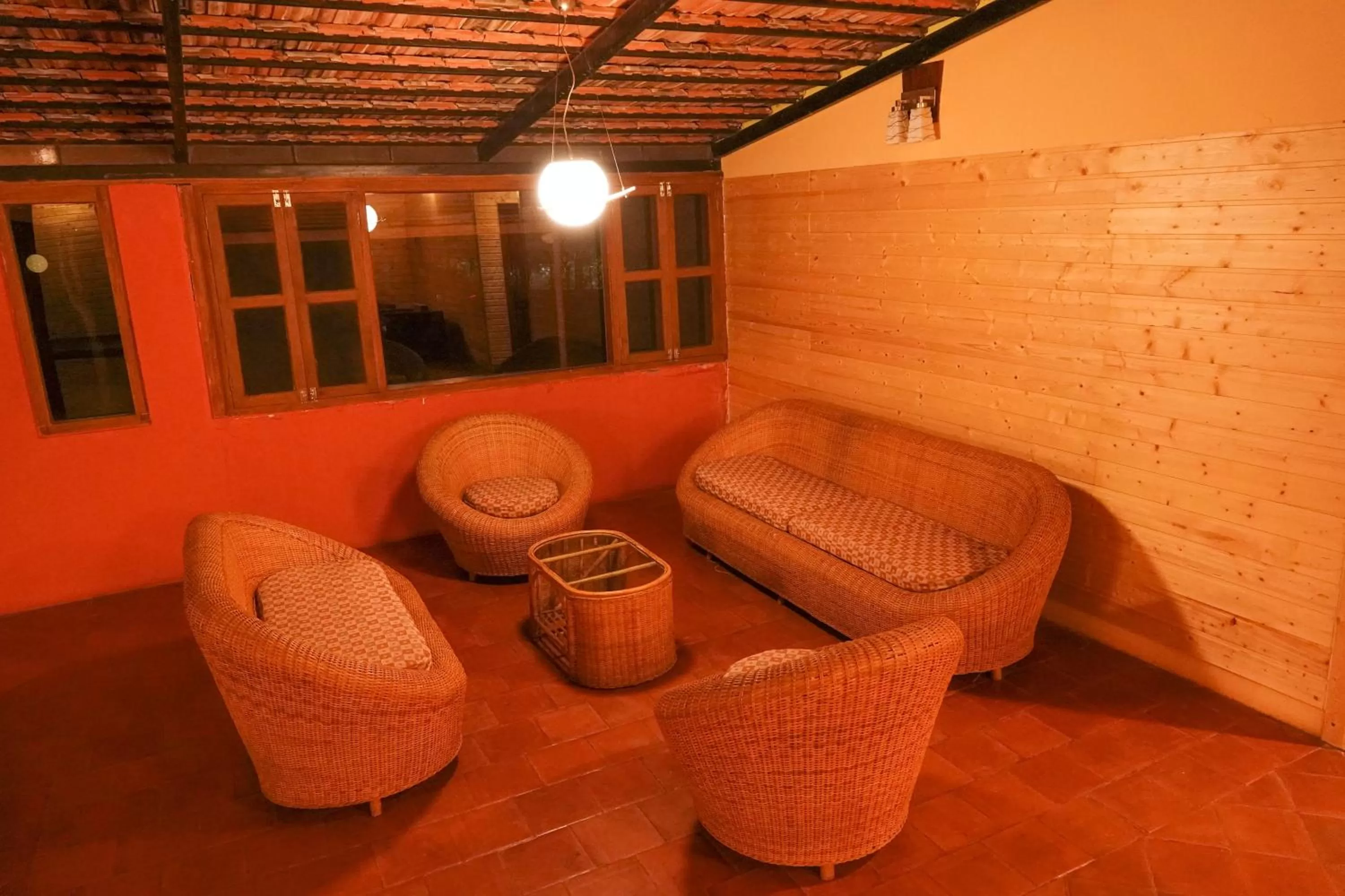 Facade/entrance, Seating Area in LABDHI RESORTS Stag Groups not allowed