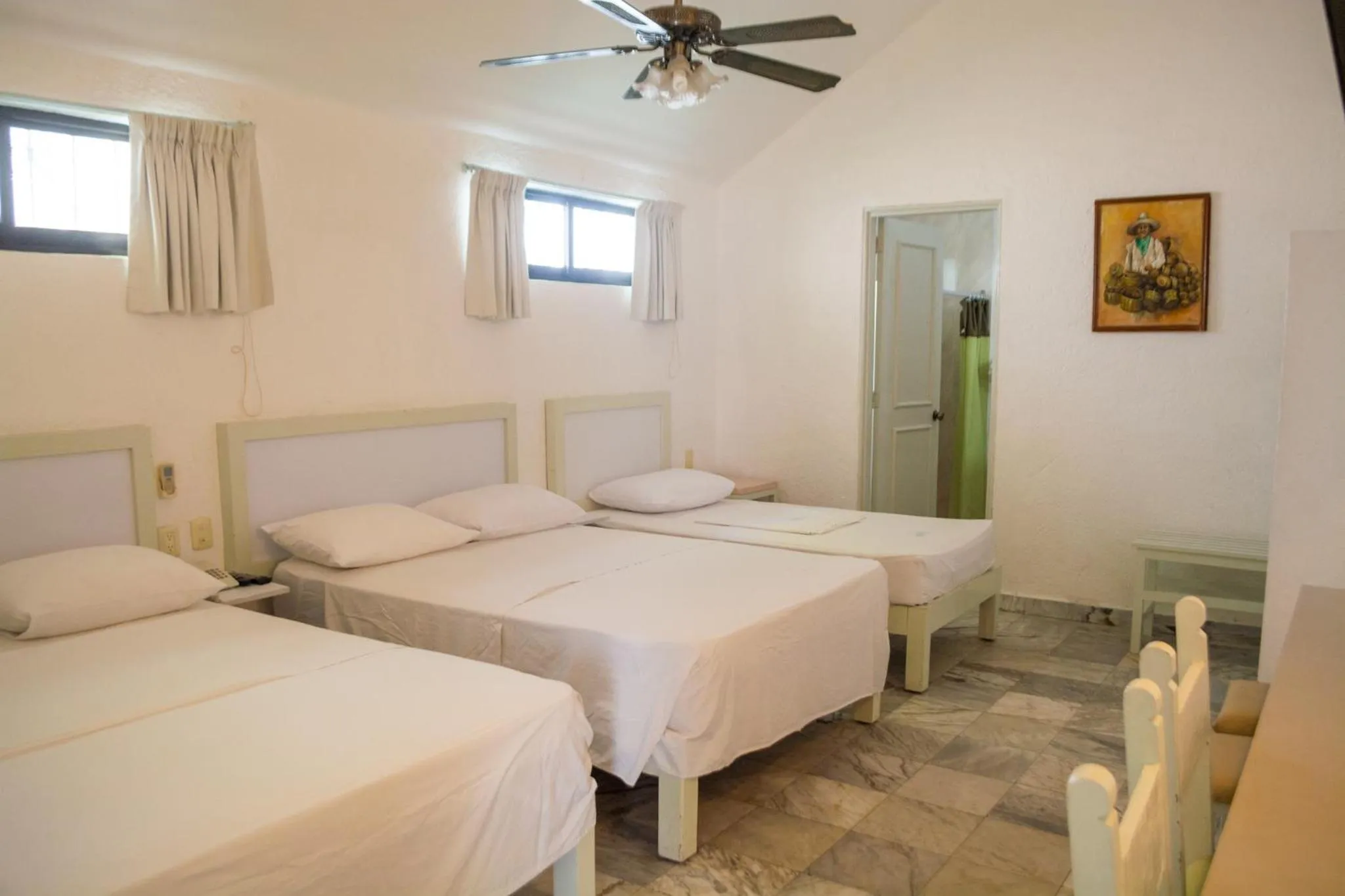 Bed in Hotel Olinalá Diamante