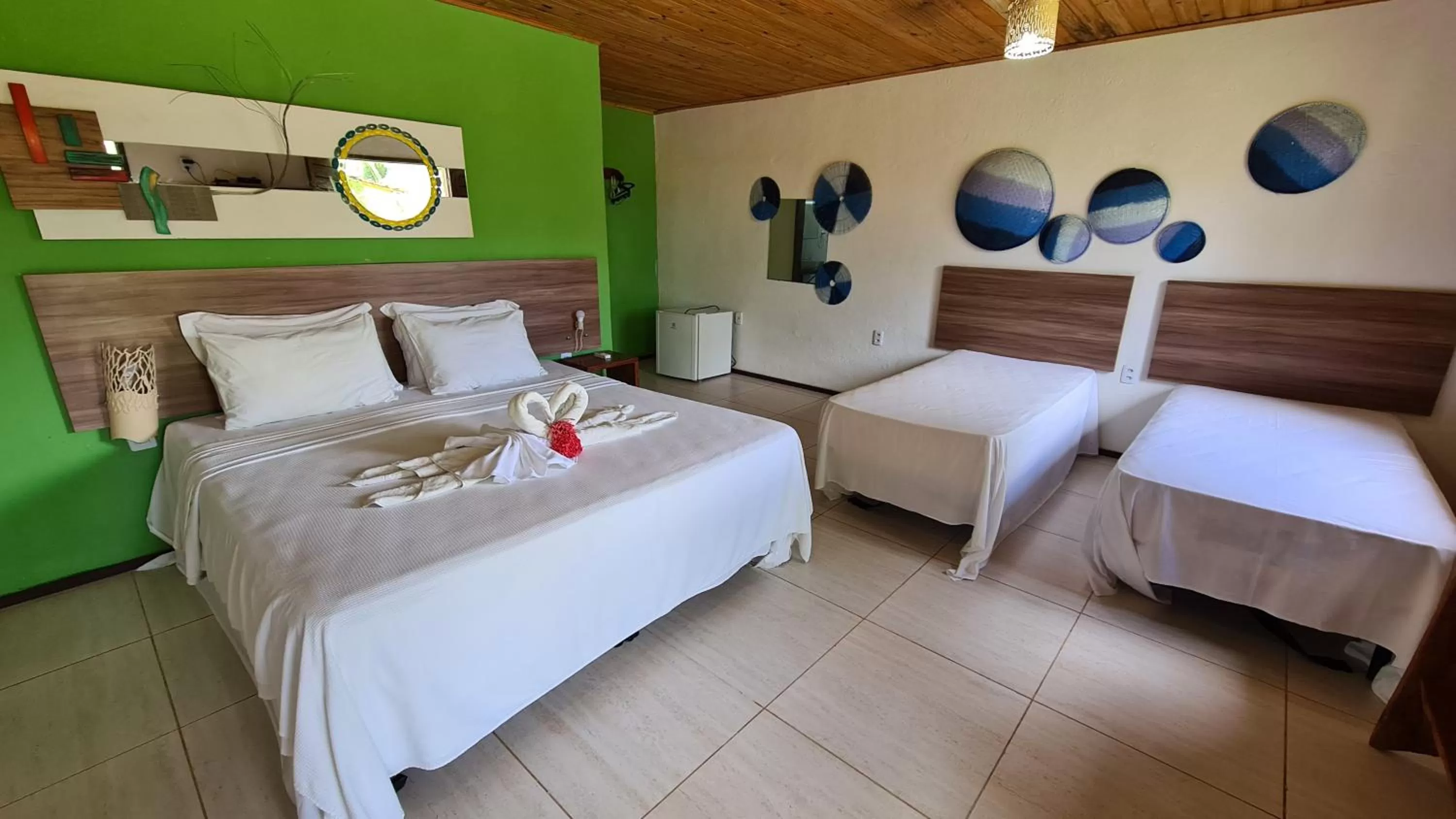 Bed in Pousada e Restaurante Encanto das Águas