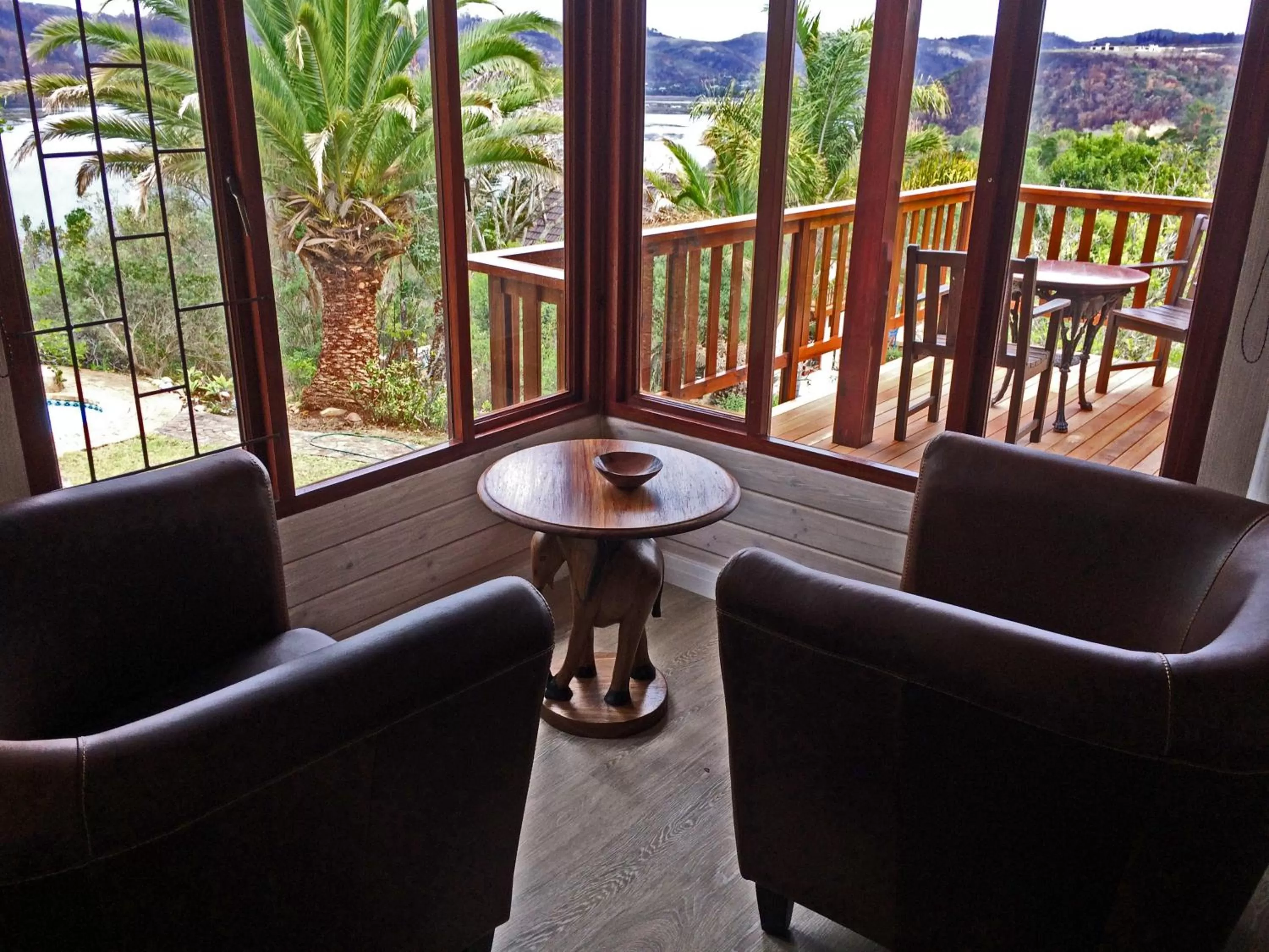 Seating Area in Fish Eagle Lodge