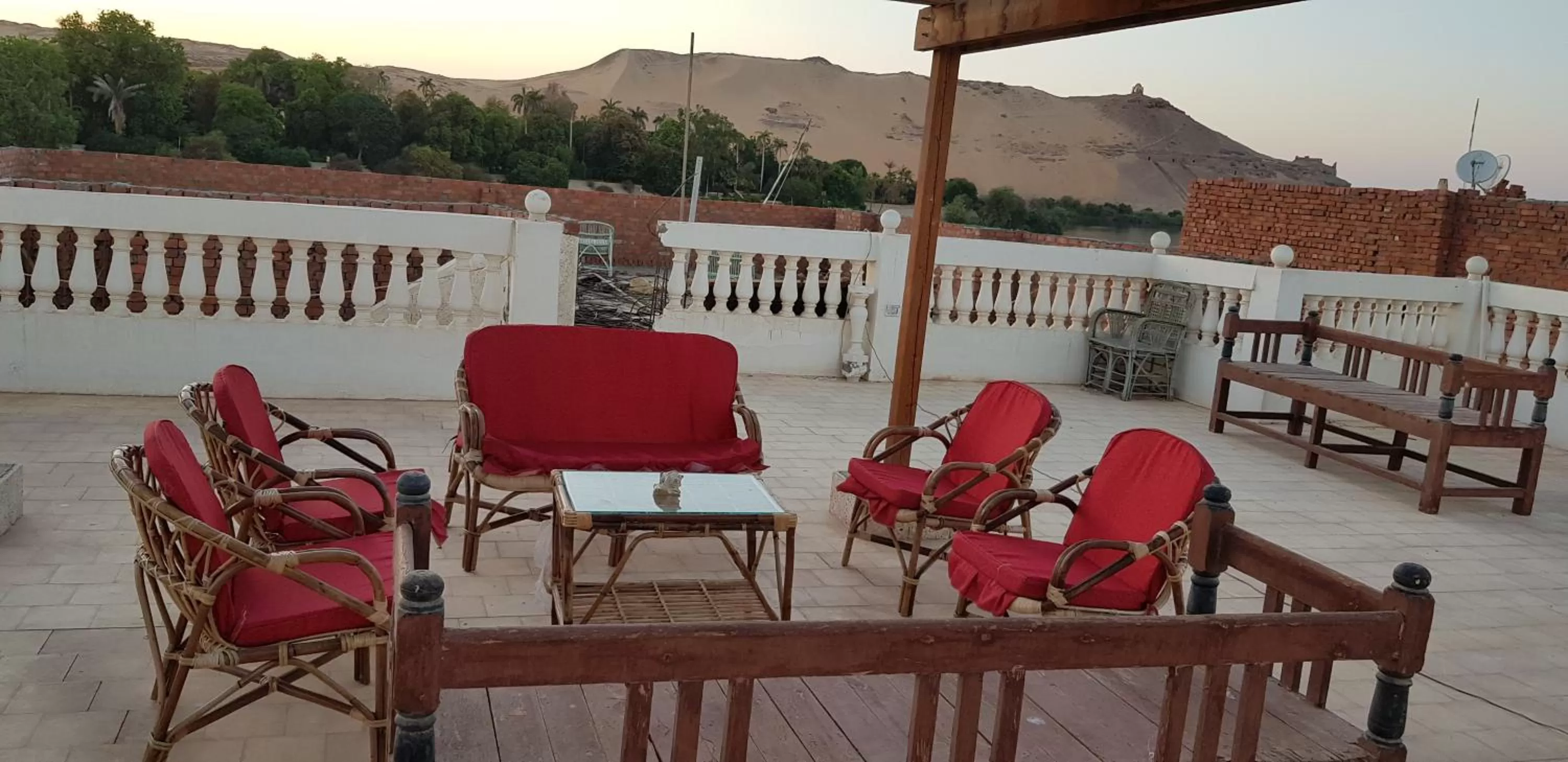Balcony/Terrace in Taharka Nubian House