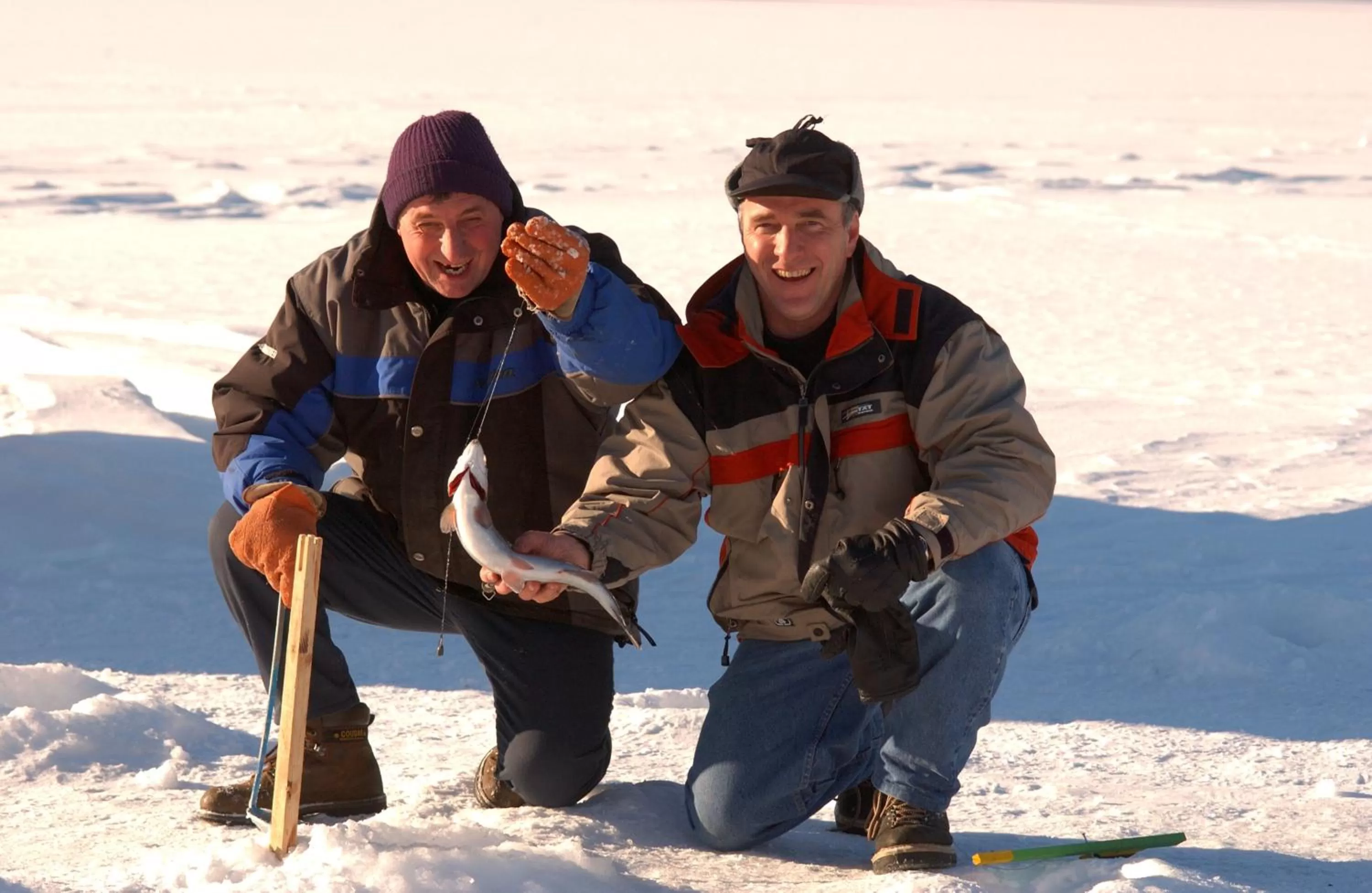 Fishing in Auberge du Lac-à-l'Eau-Claire