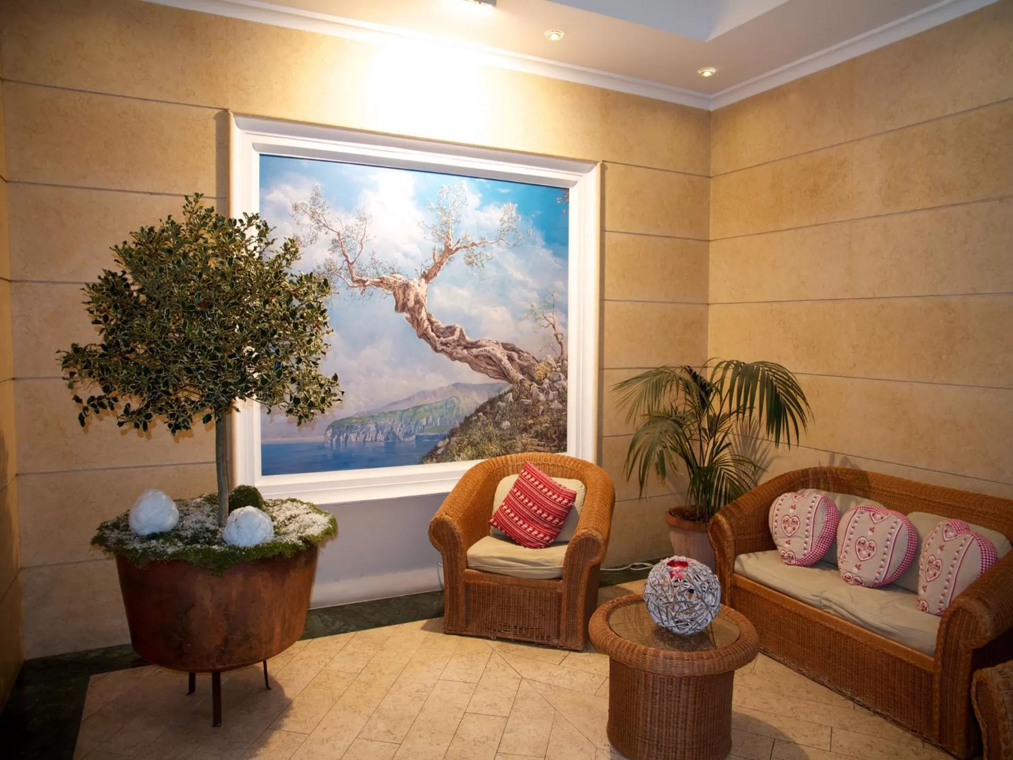 Decorative detail in Ulisse Deluxe Hostel