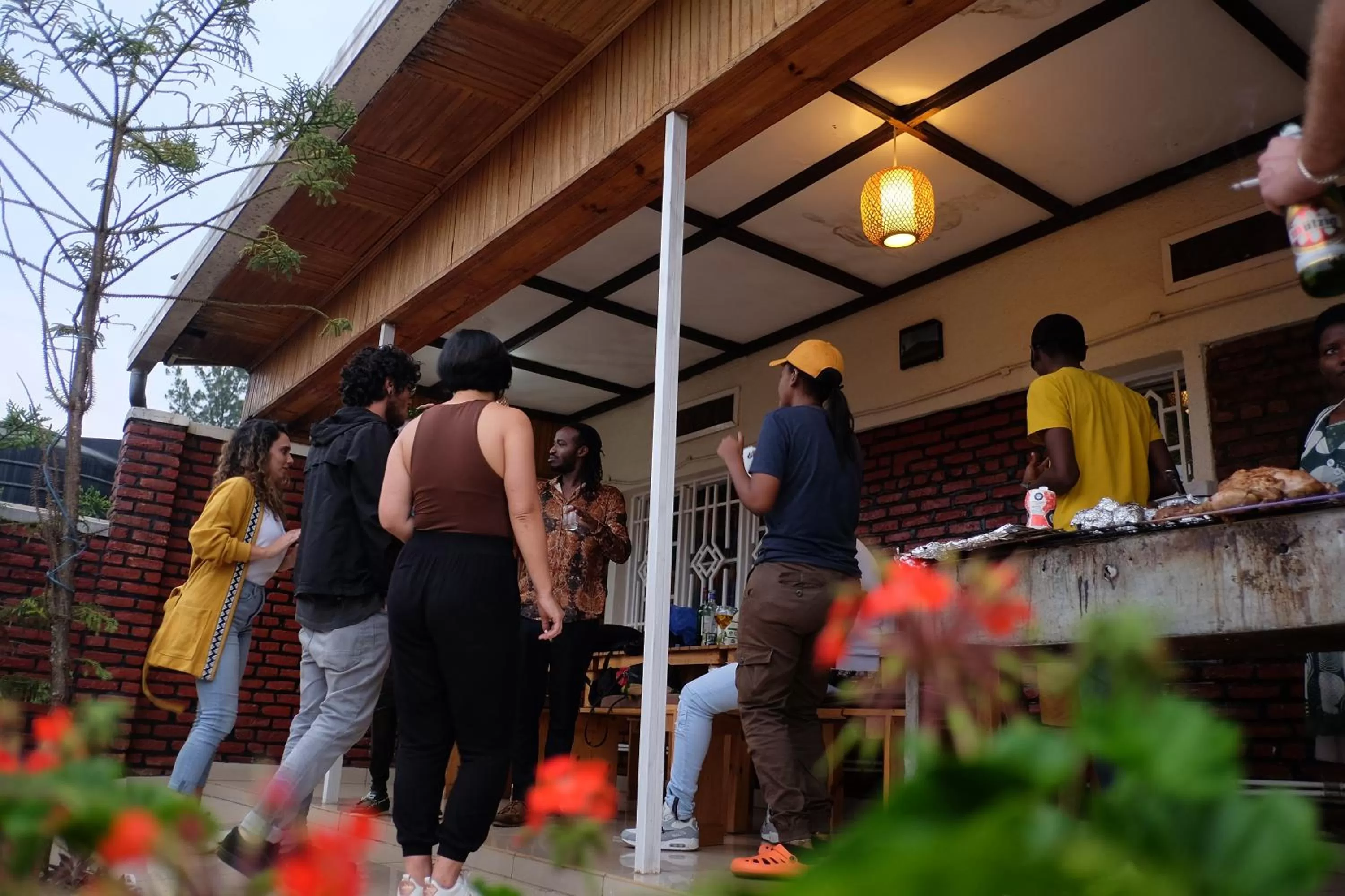 group of guests in INZOZI AFRICA HOUSE B&B- Kacyiru