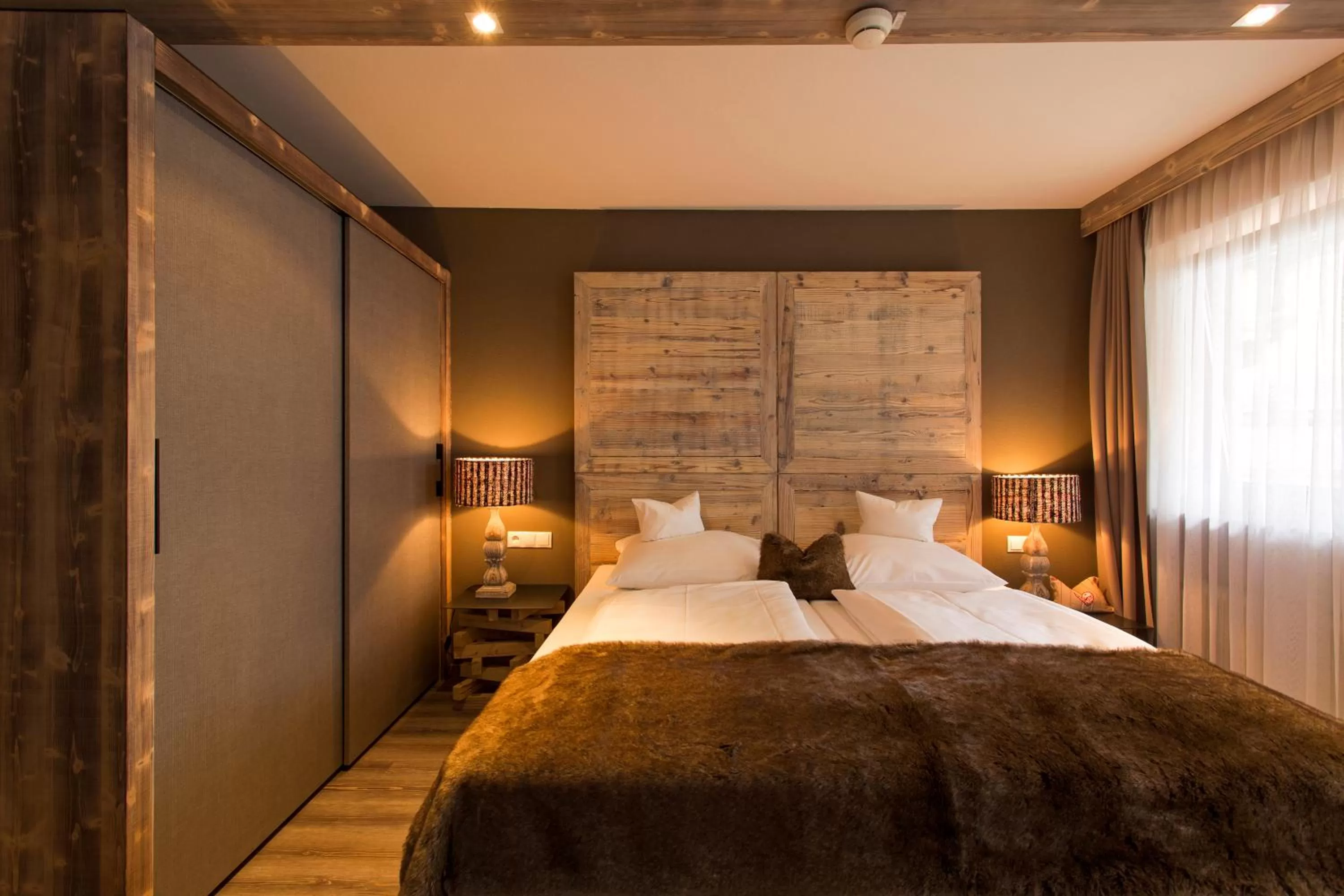 Bed in Alpenhotel Stefanie