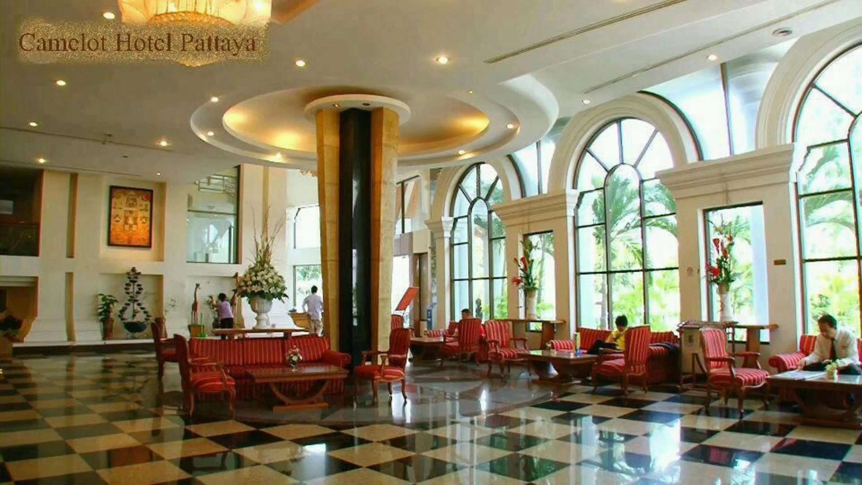 Lobby or reception in The Camelot Hotel Pattaya