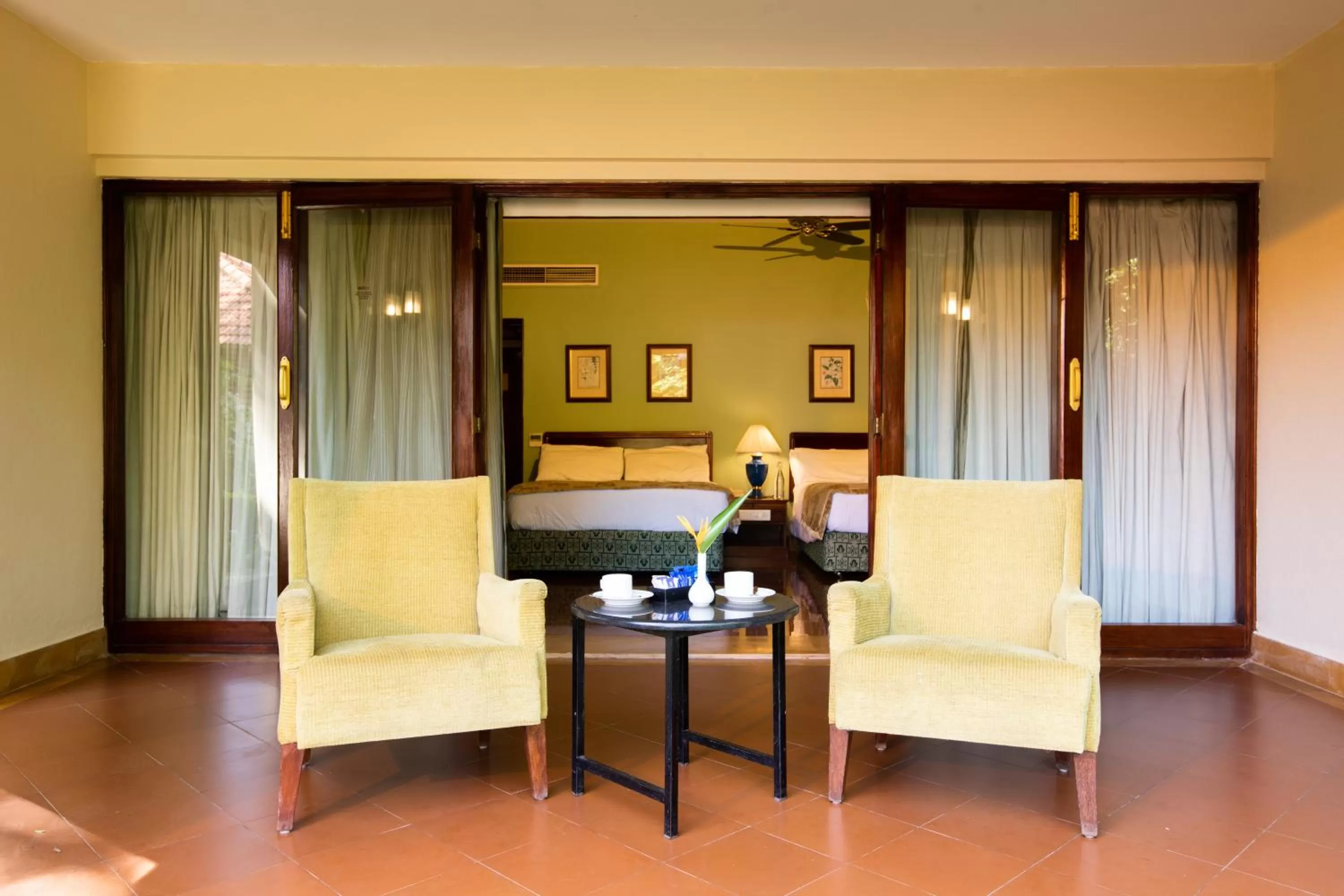 Seating area in Gateway Chikmagalur