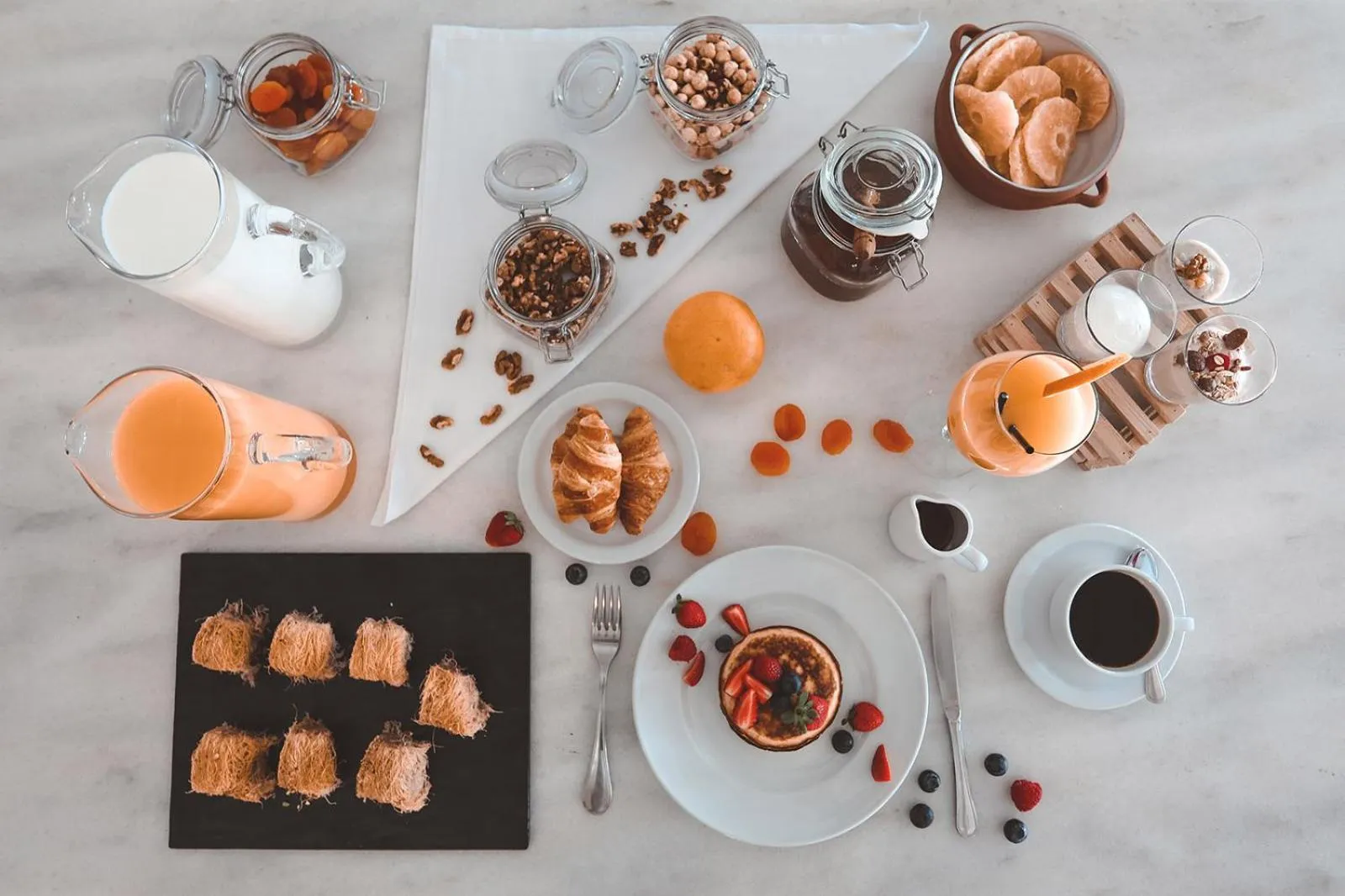 Continental breakfast in Deliades Hotel