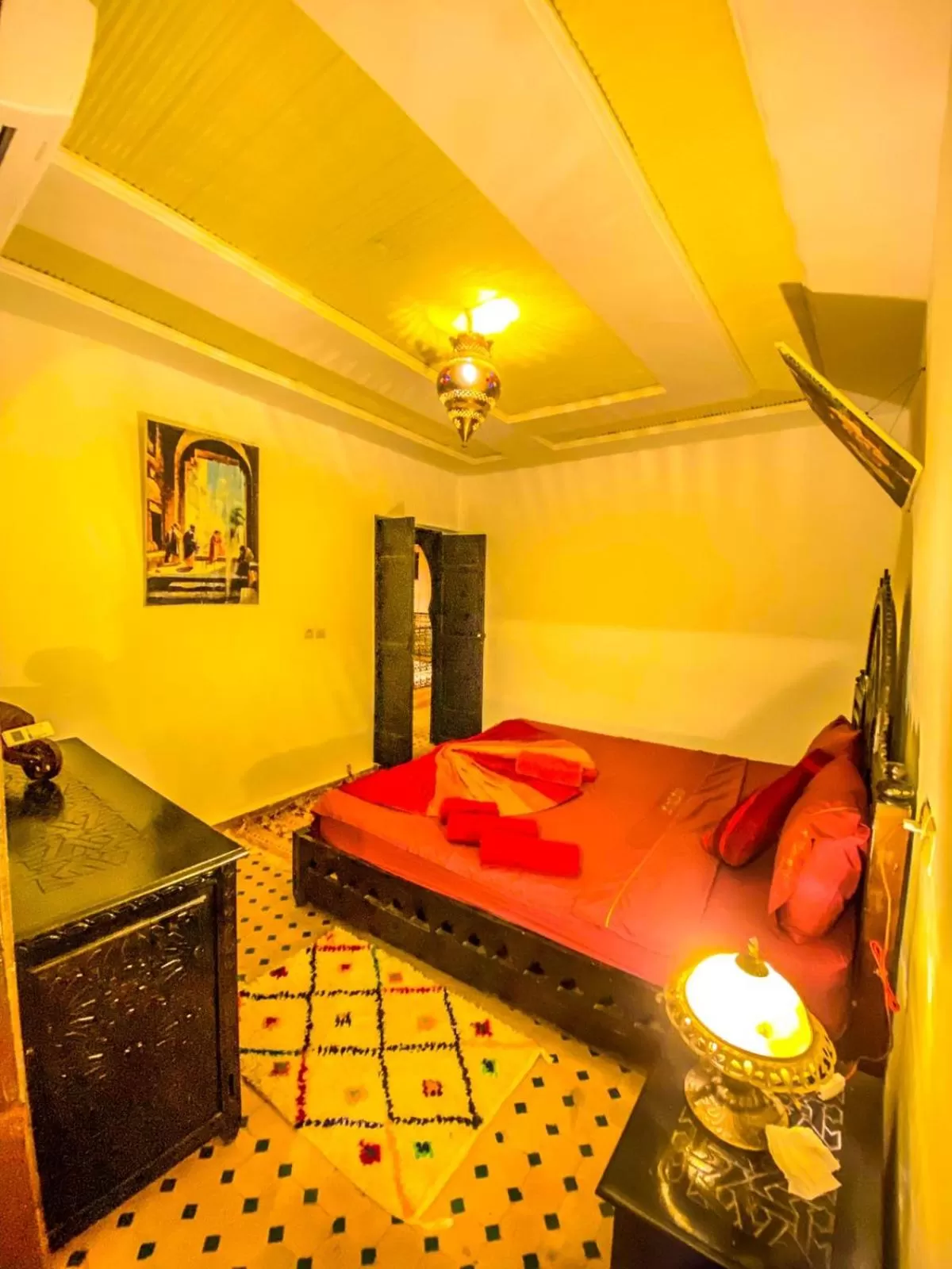 Bed in Riad Salma de Groot