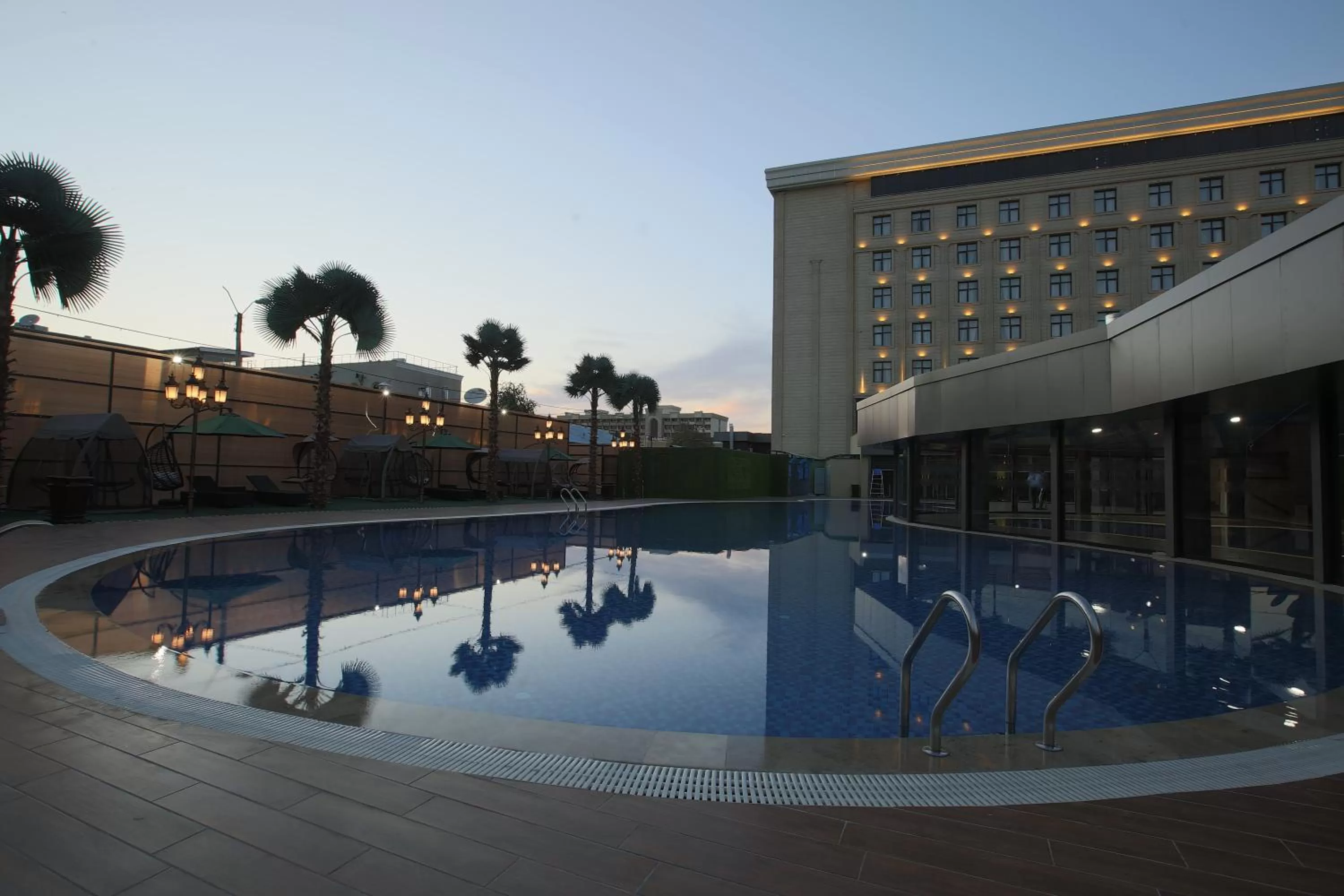 Facade/entrance, Swimming Pool in Sahid Zarafshon