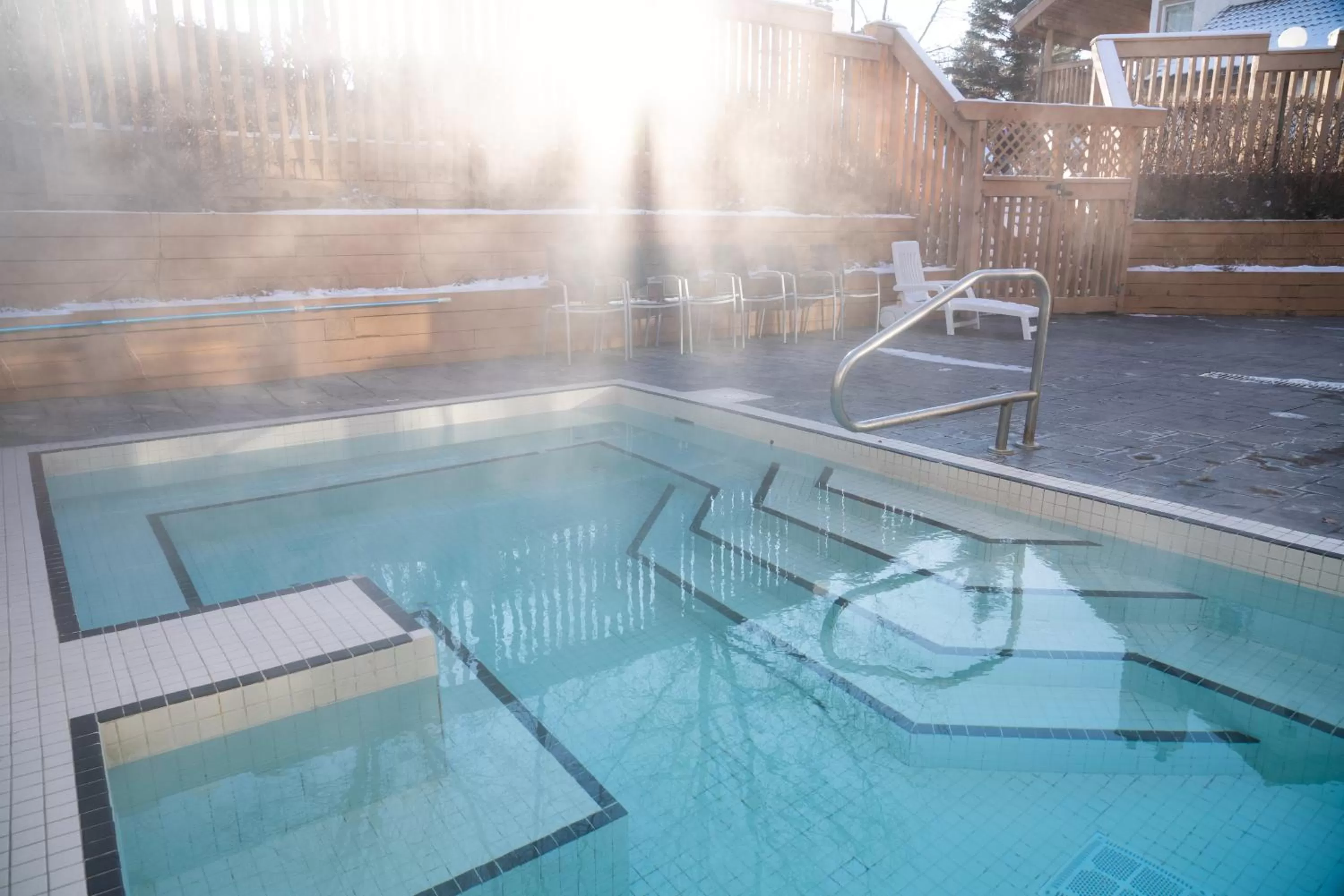 Hot Tub in Banff Rocky Mountain Resort