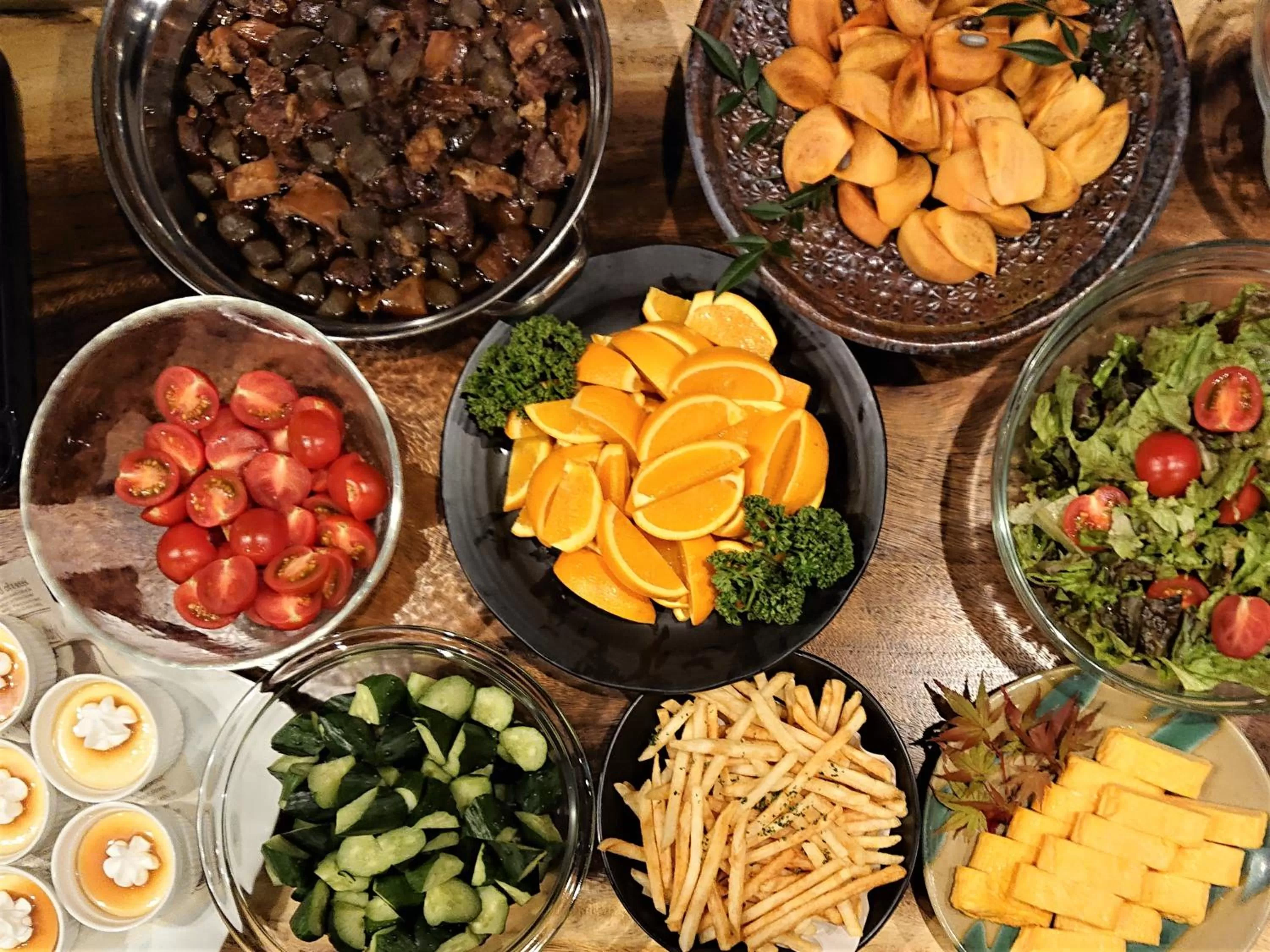 Breakfast in Green Rich Hotel Kurashiki Ekimae (Artificial hot spring Futamata Yunohana)