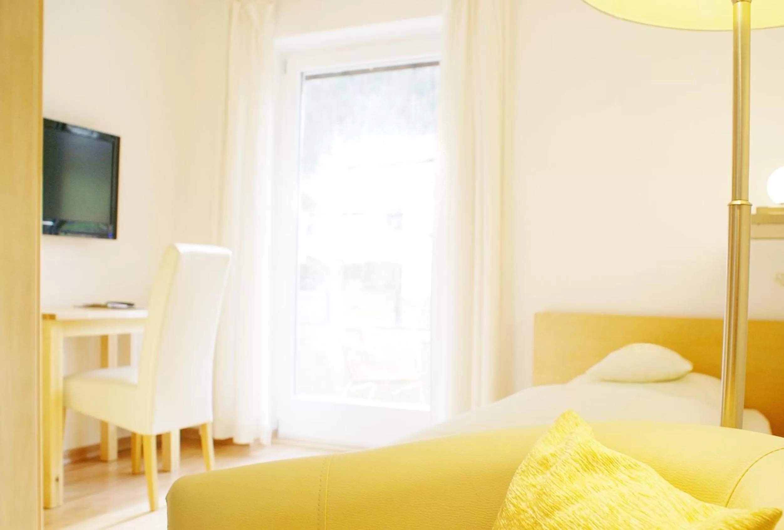 Bed in Hotel Garni Landhaus Sonnenstern