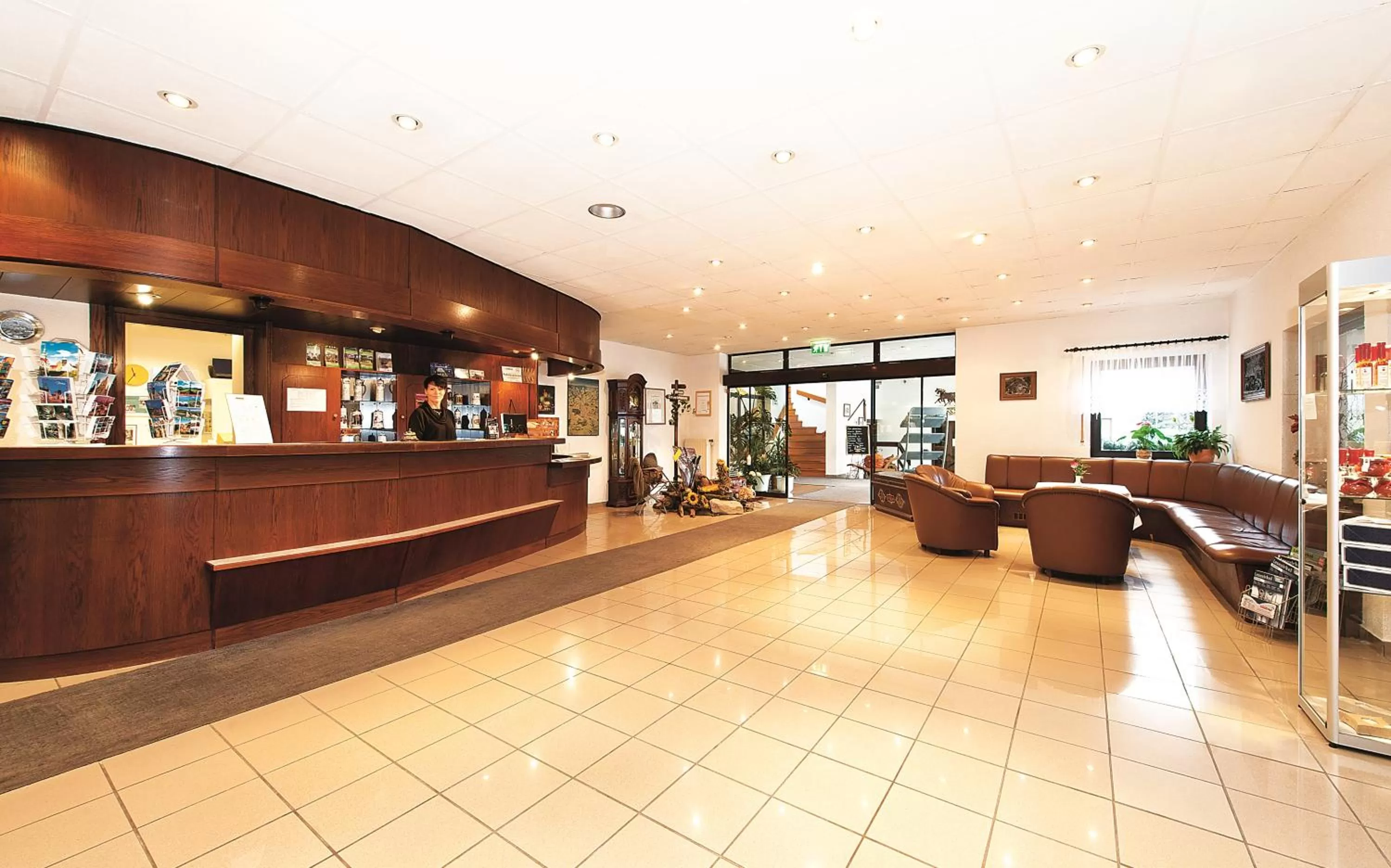 Lobby or reception, Lounge/Bar in Hotel Zur Post