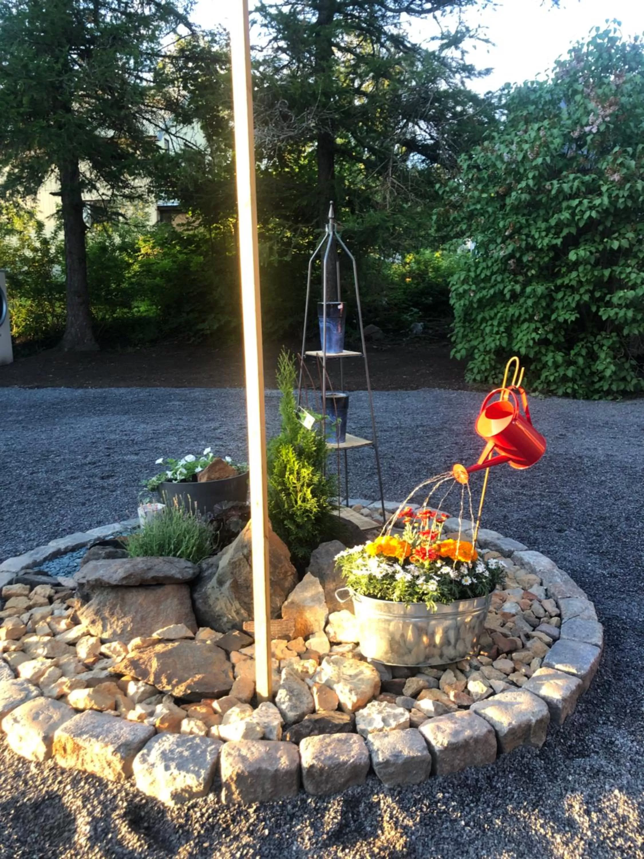 Inner courtyard view, Garden in Villa Lyckan