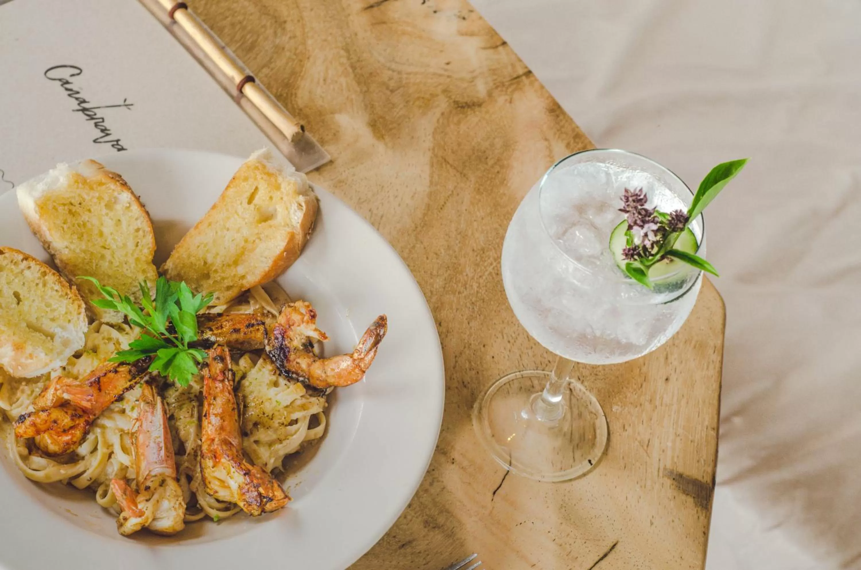 Food and drinks in Bungalows Zicatela