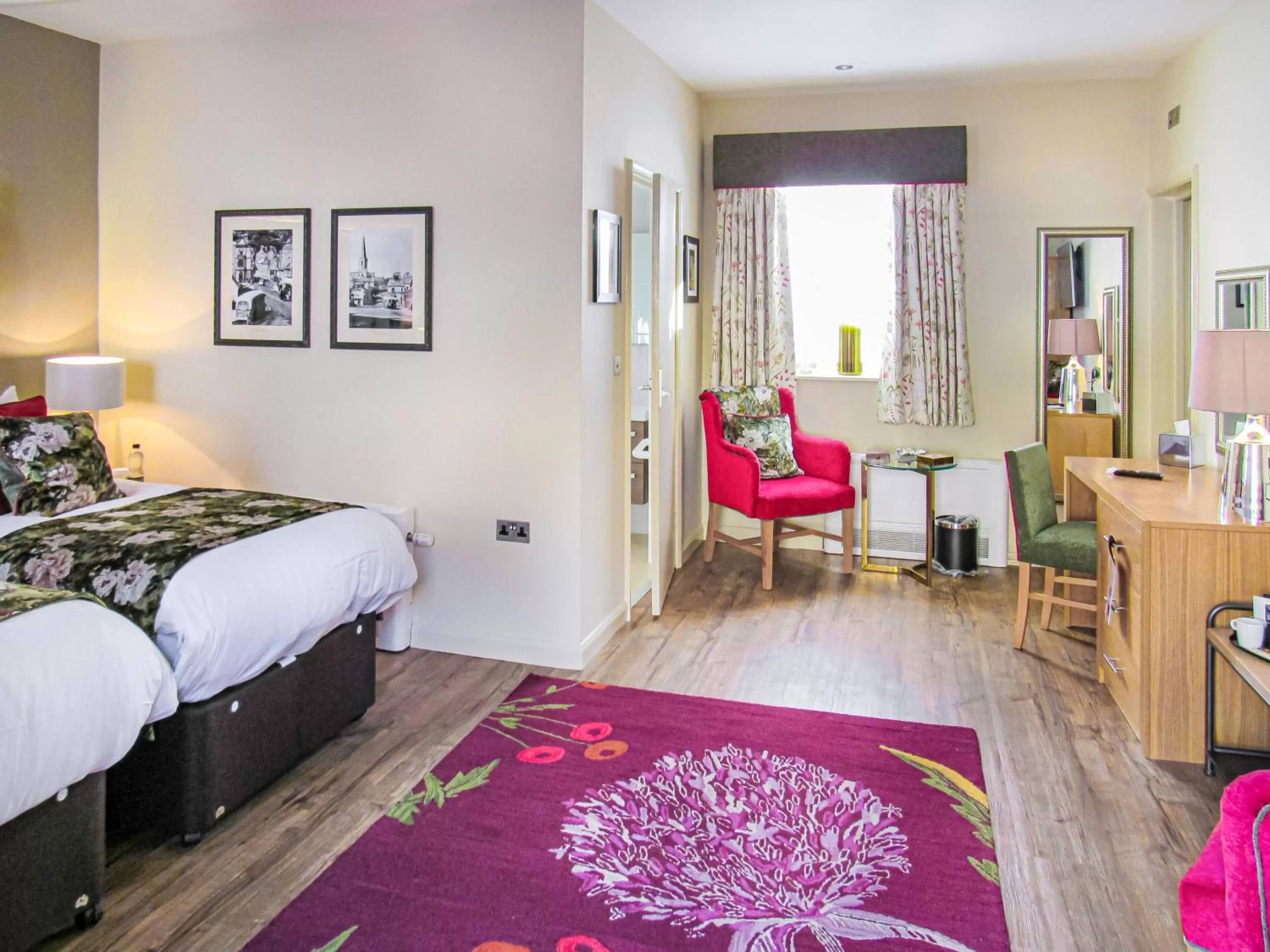Bedroom, Bed in The Rutland Arms Hotel, Bakewell, Derbyshire - The Coaching Inn Group