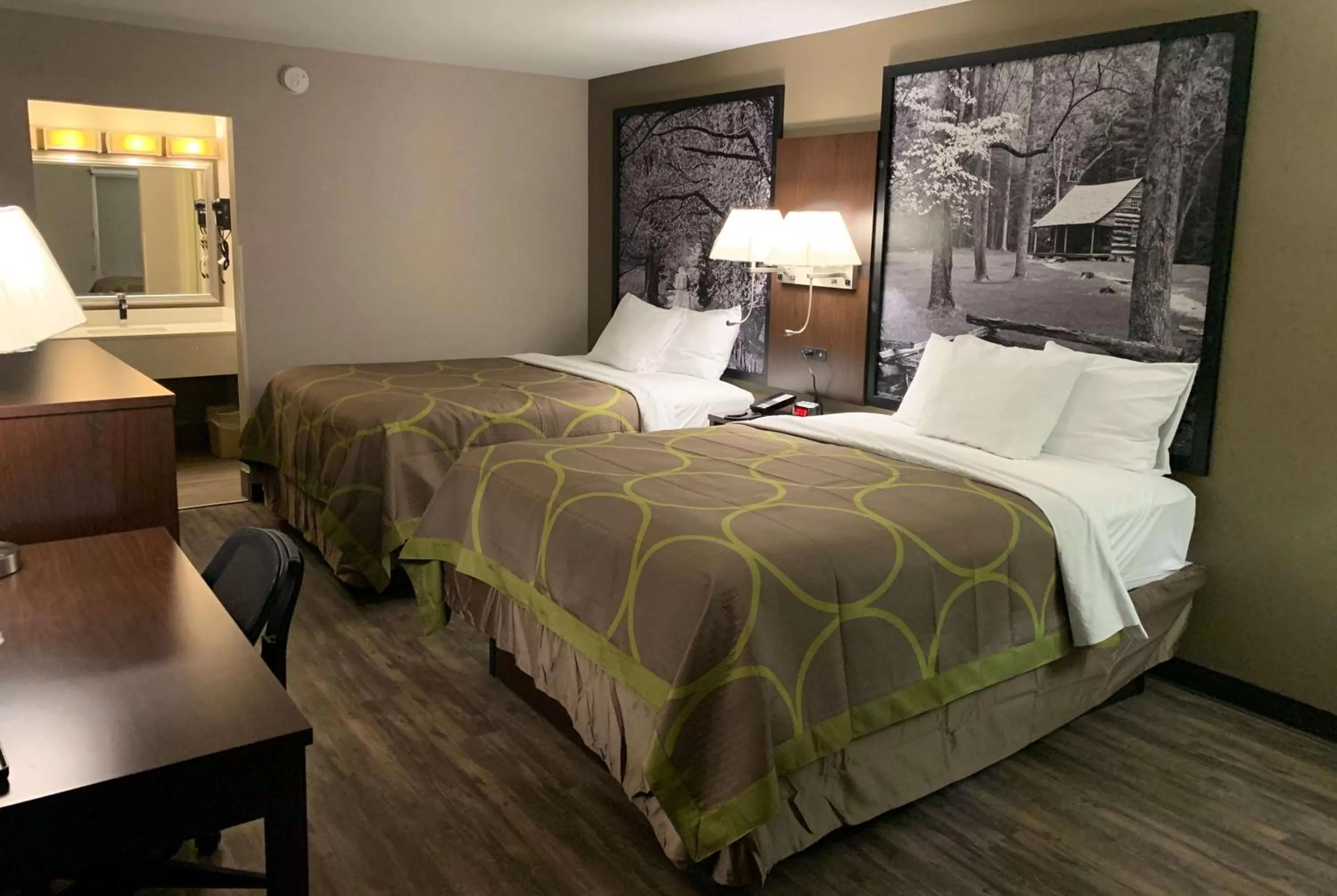 Photo of the whole room, Bed in Super 8 by Wyndham Cookeville, TN