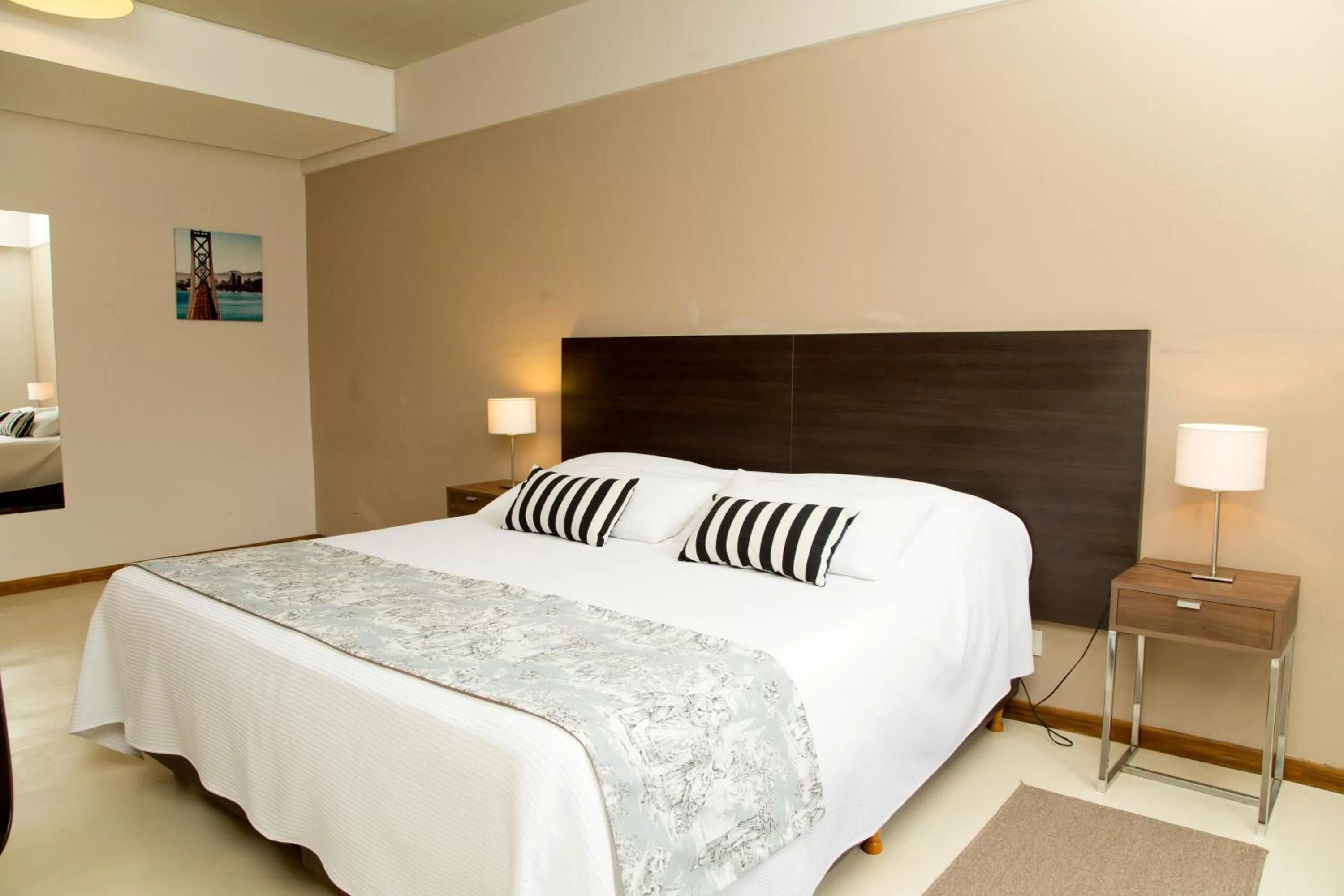 Bed in Casa Campus Pilar Suites