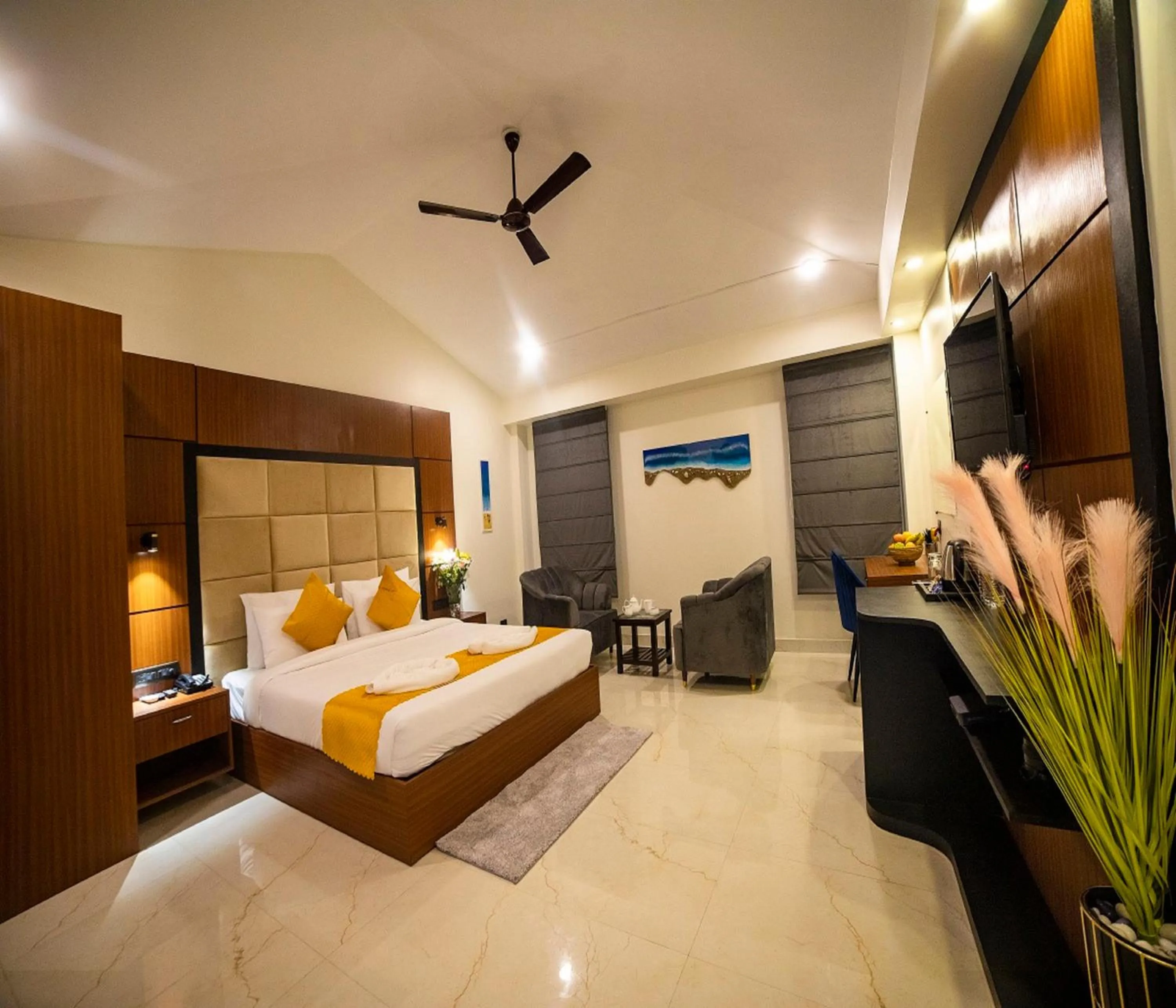 Bed in HUE GUH The Porto Candolim