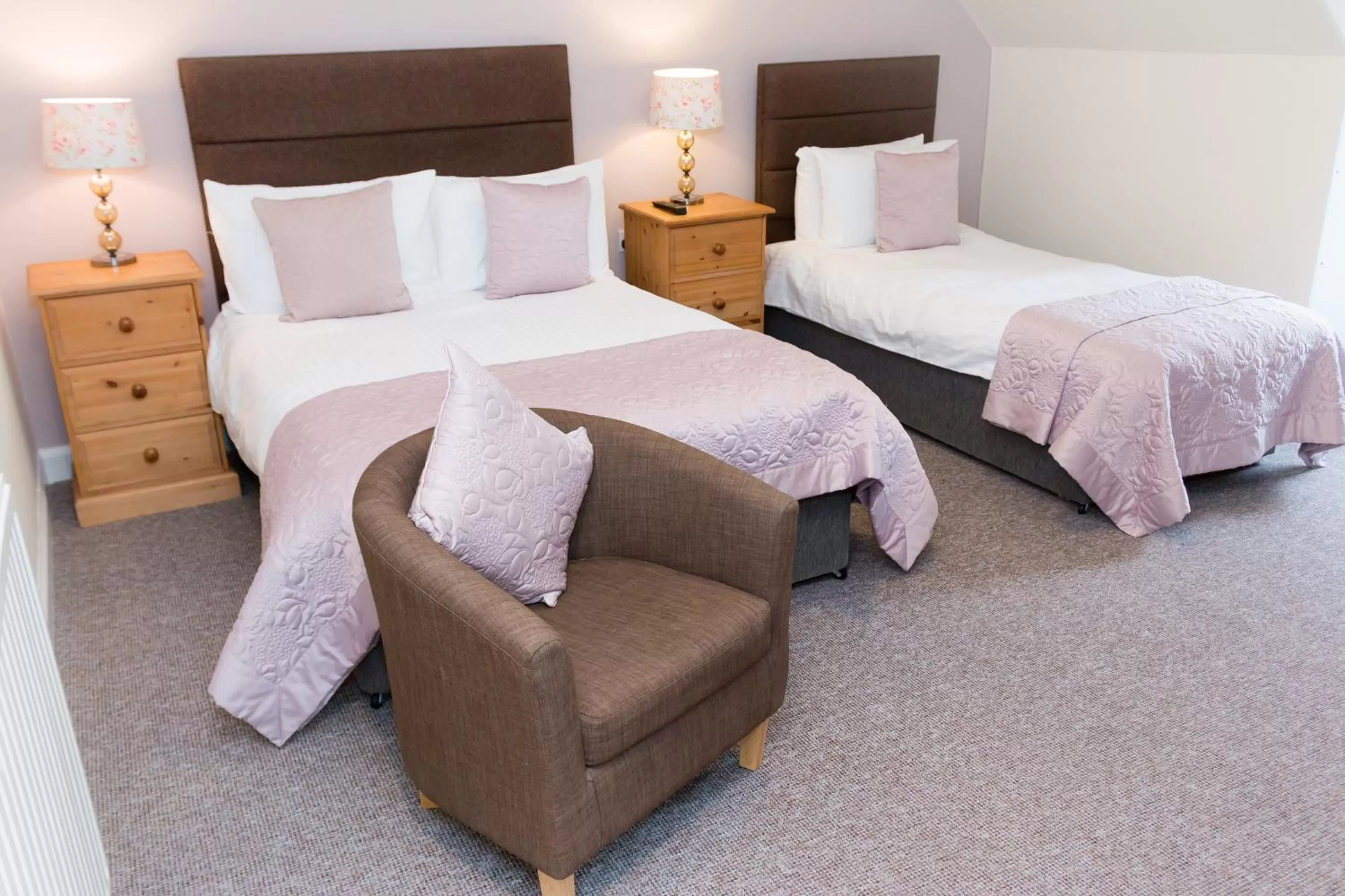 Bed in The Hawick Hotel