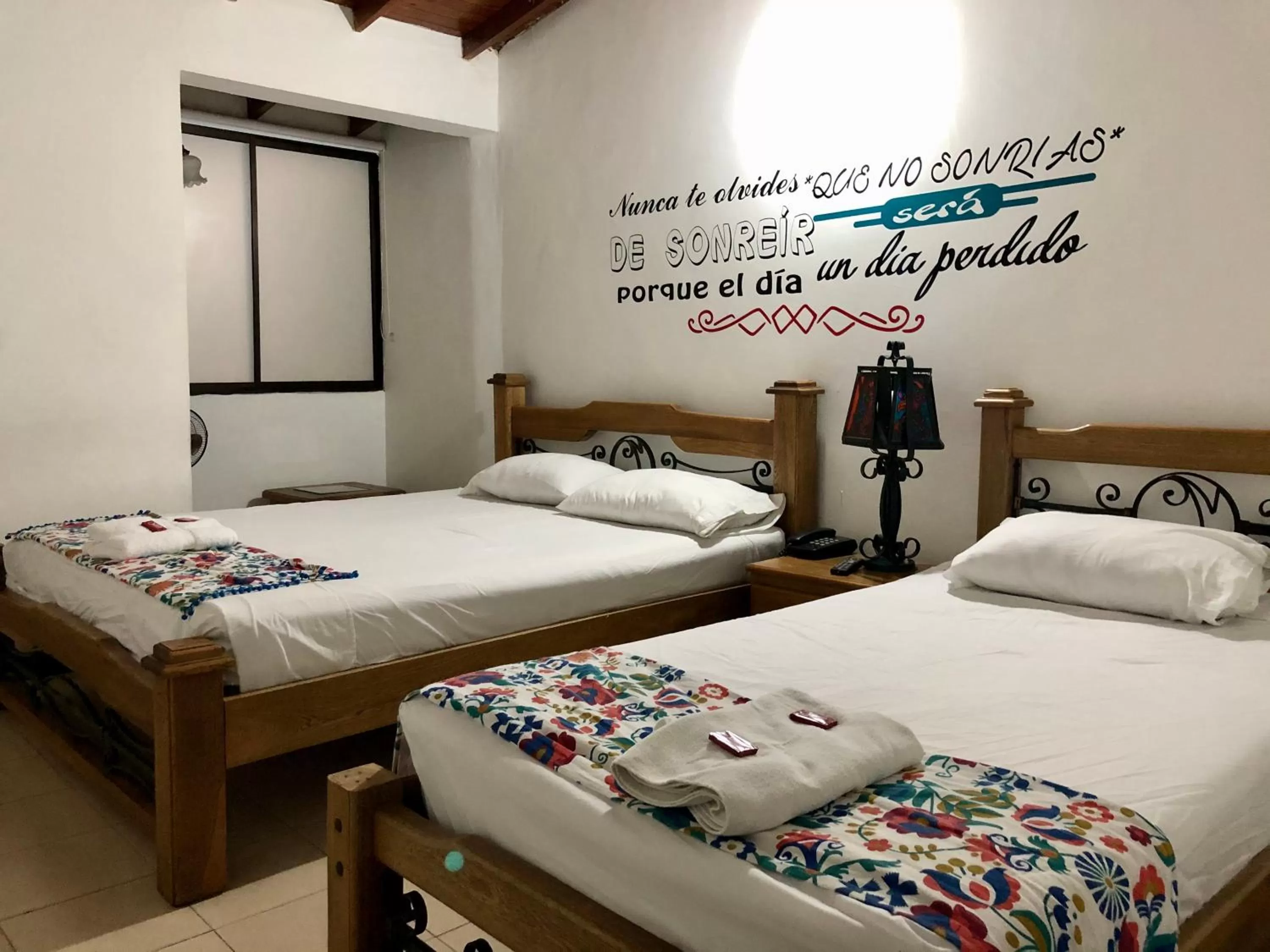 Bed in Hotel Casa Malibú