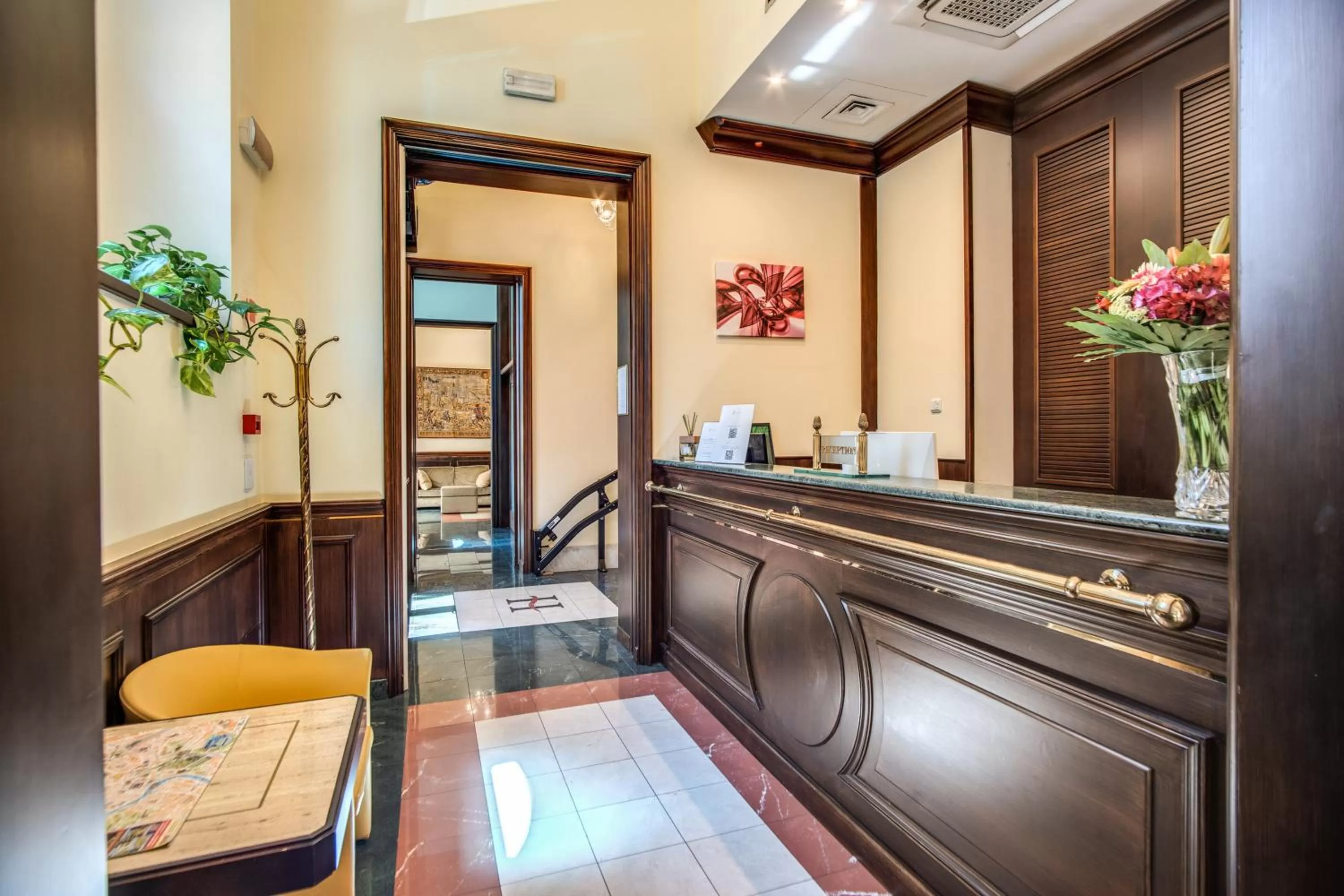 Lobby or reception in Hotel Diocleziano