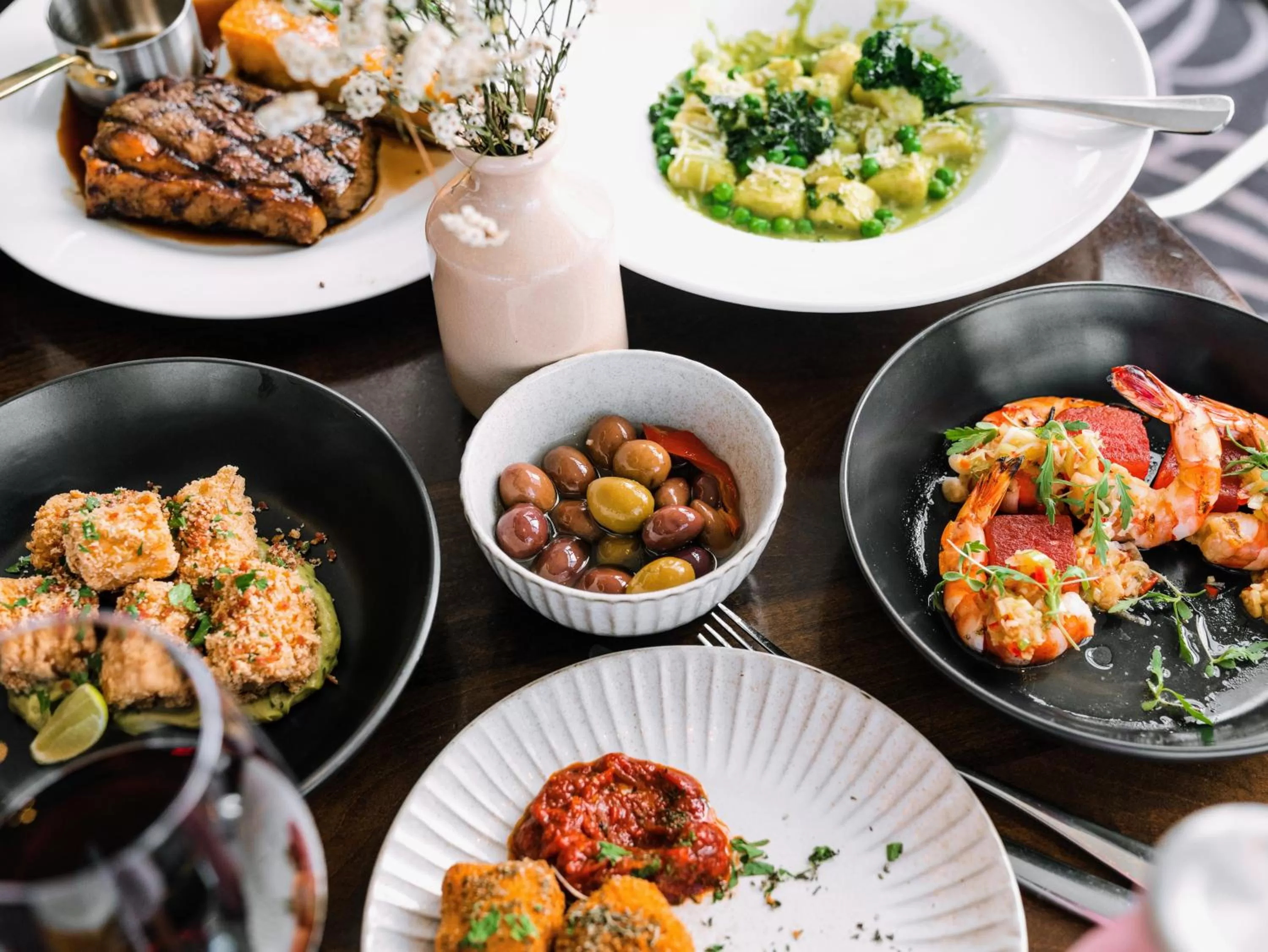 Food close-up in Trinity Wharf Tauranga